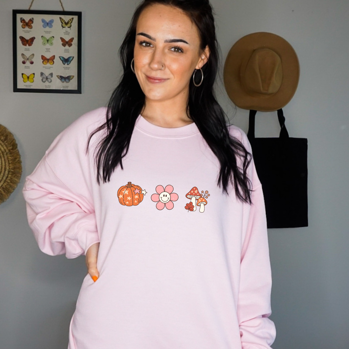 I Love Fall Most Of All Crewneck
