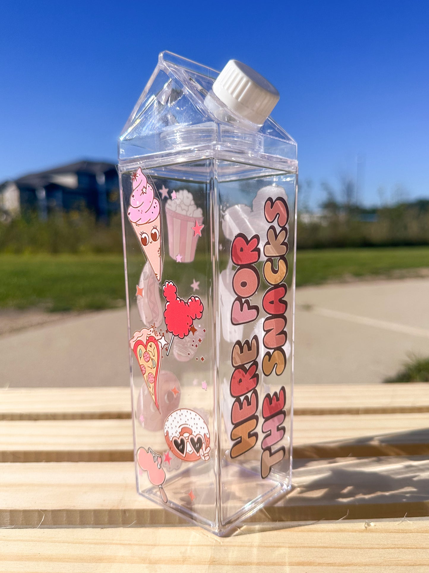 Snacks Milk Carton Bottle Set