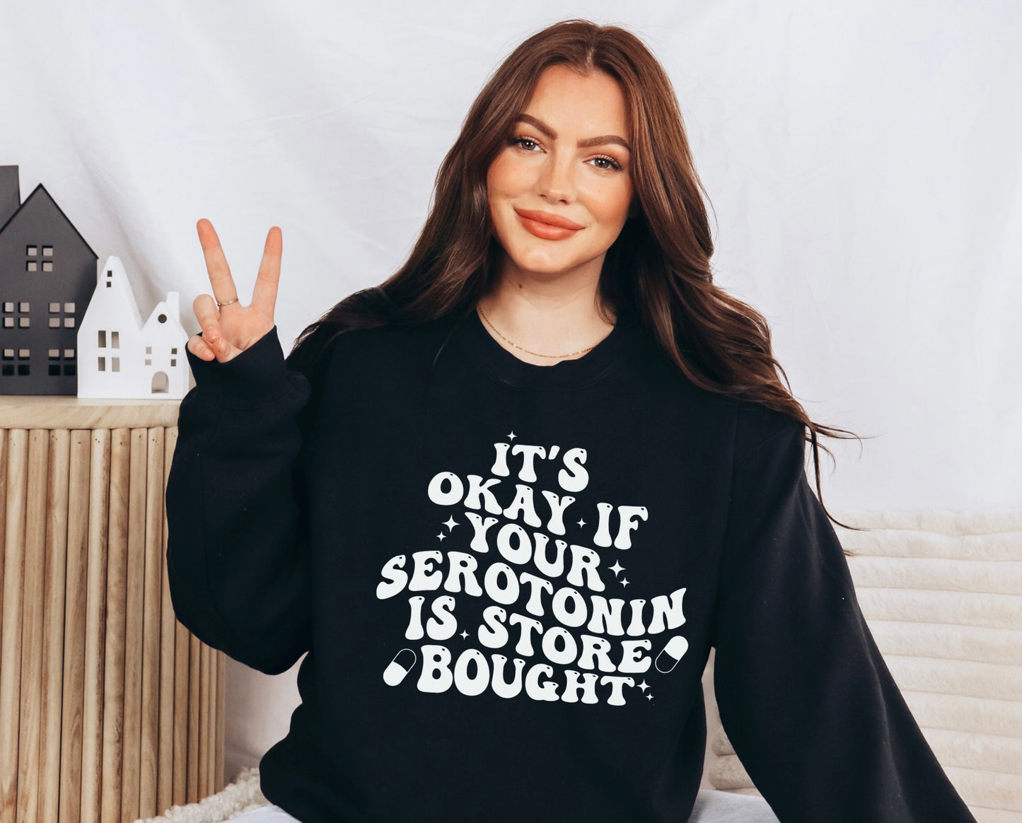 Store Bought Serotonin Crewneck