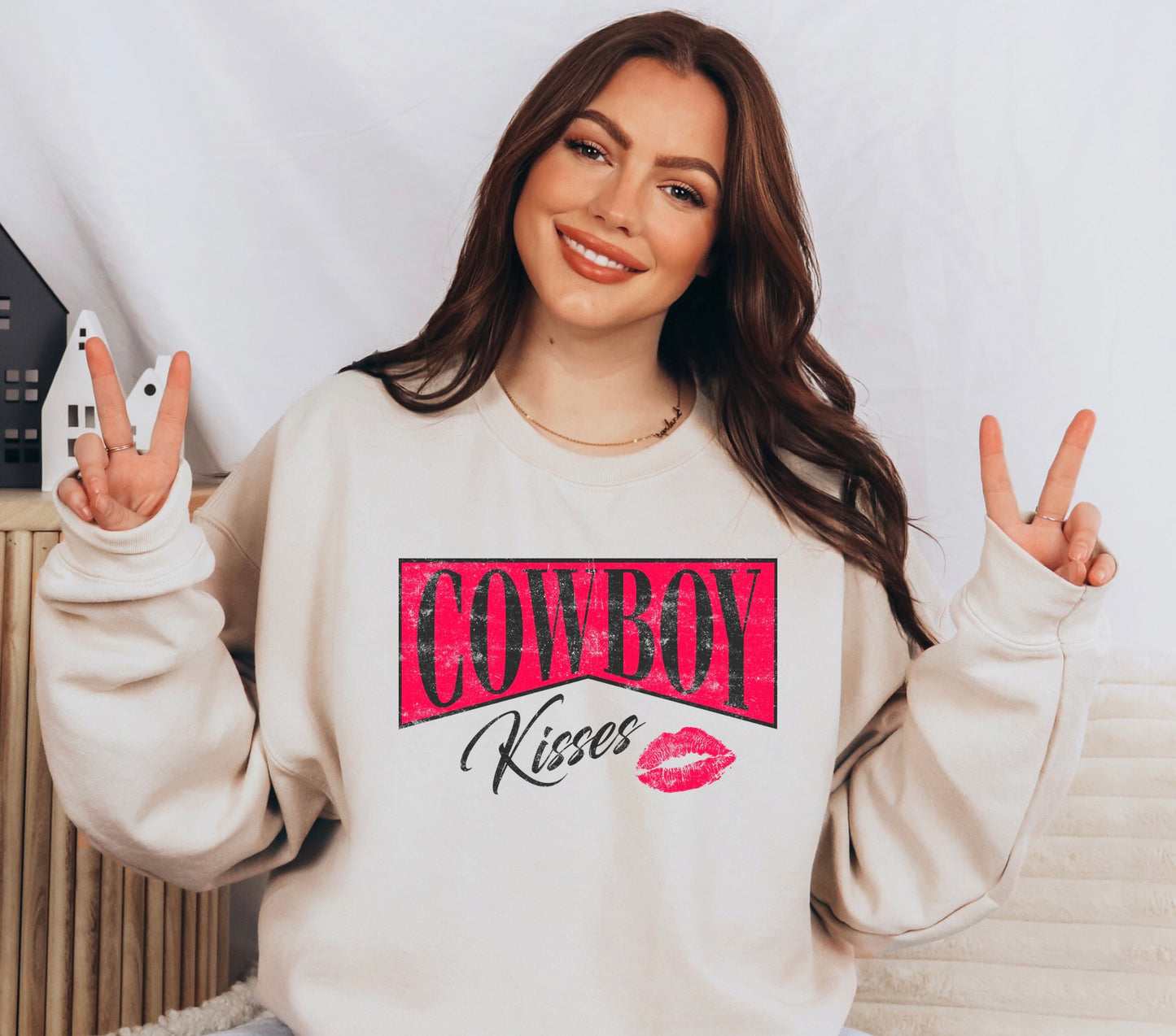 Cowboy Kisses Crewneck