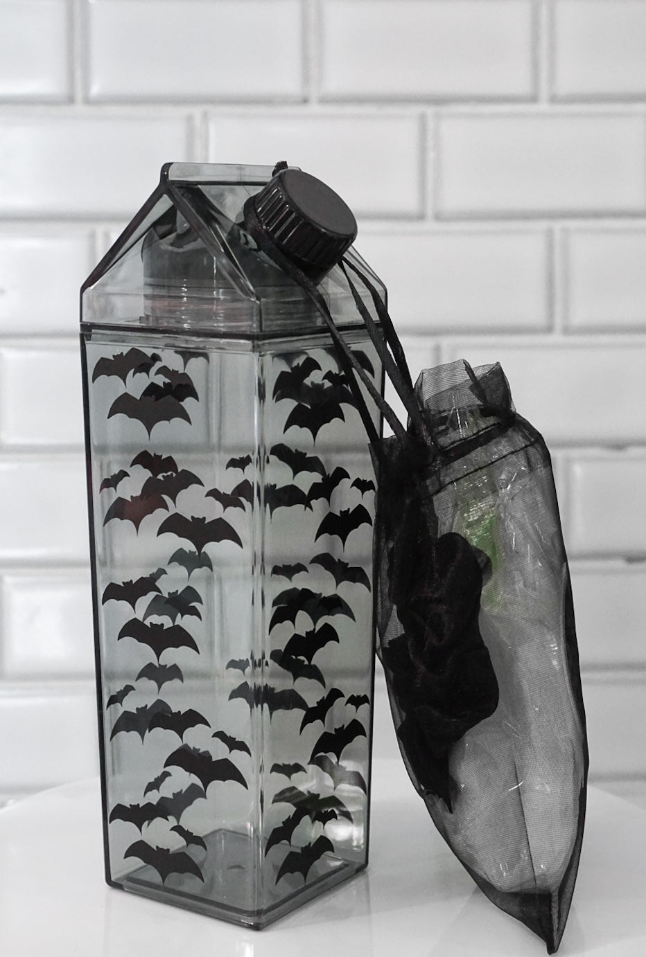 Custom Milk Carton Bottle Set