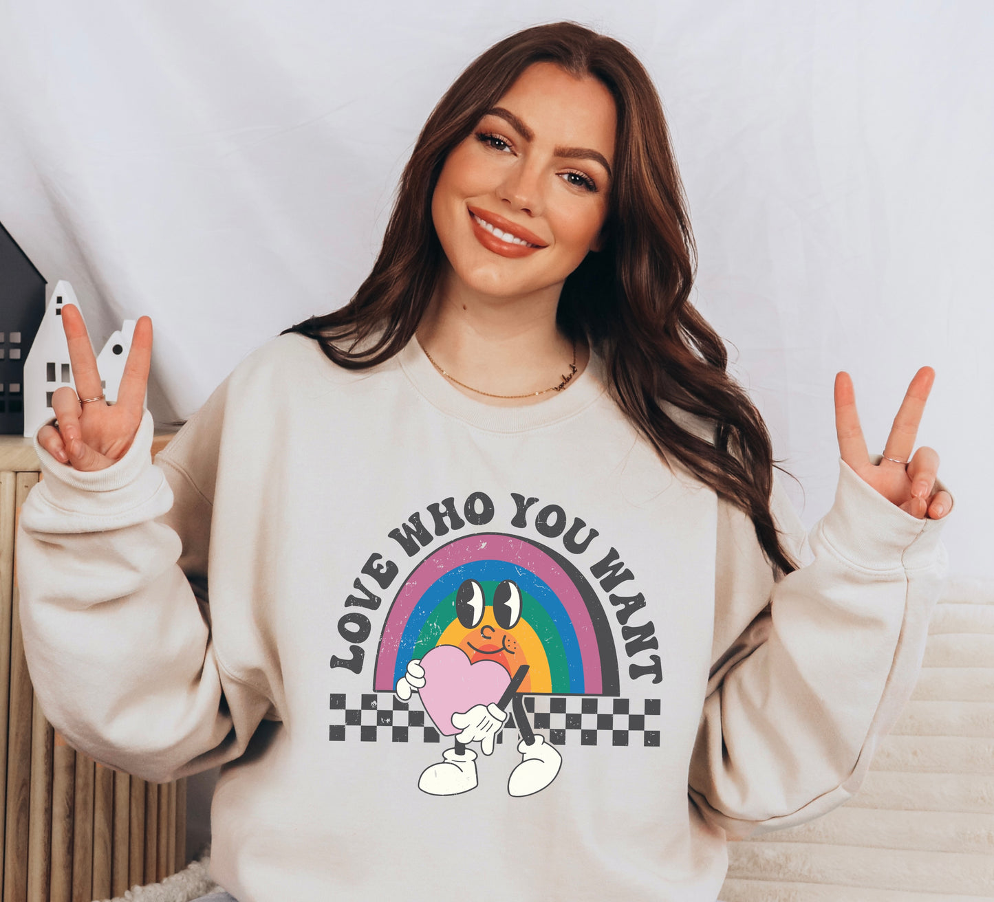 Love Who You Want Crewneck