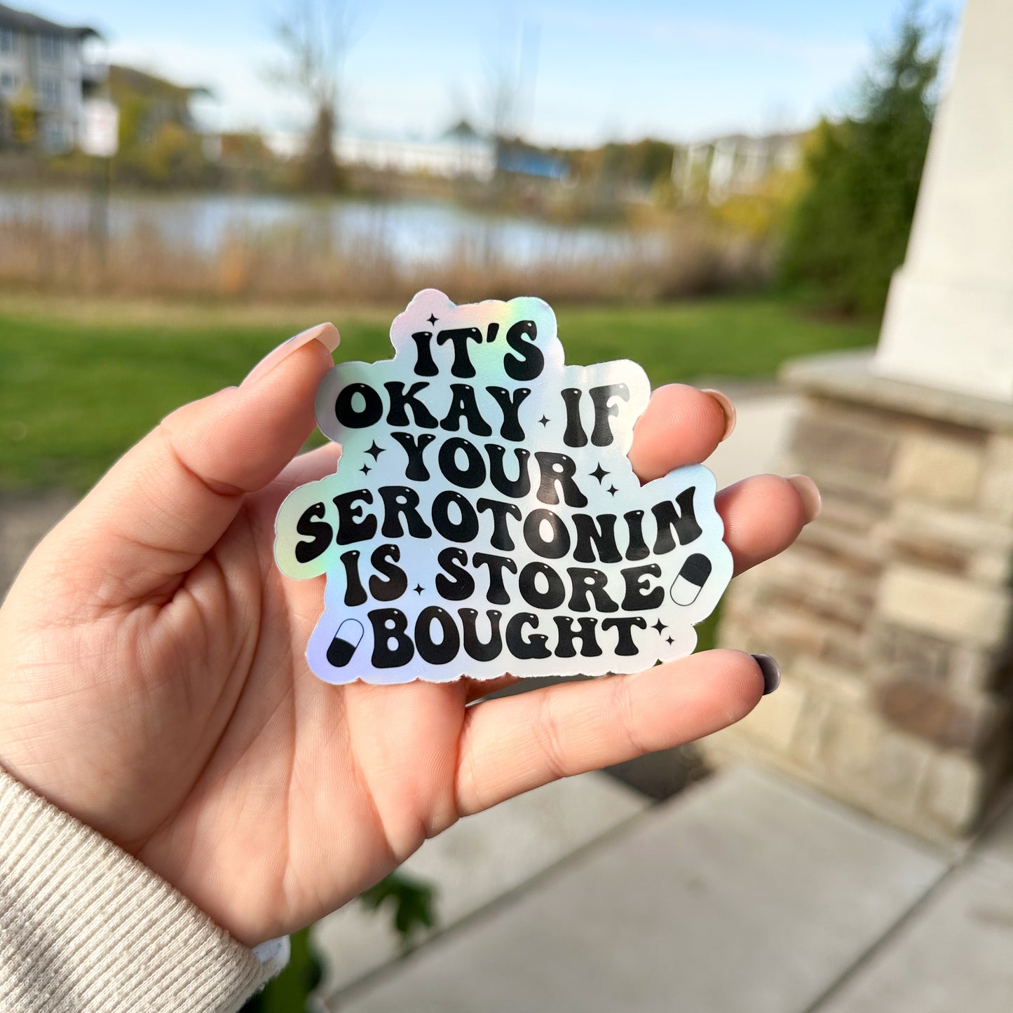 Store Bought Serotonin Sticker