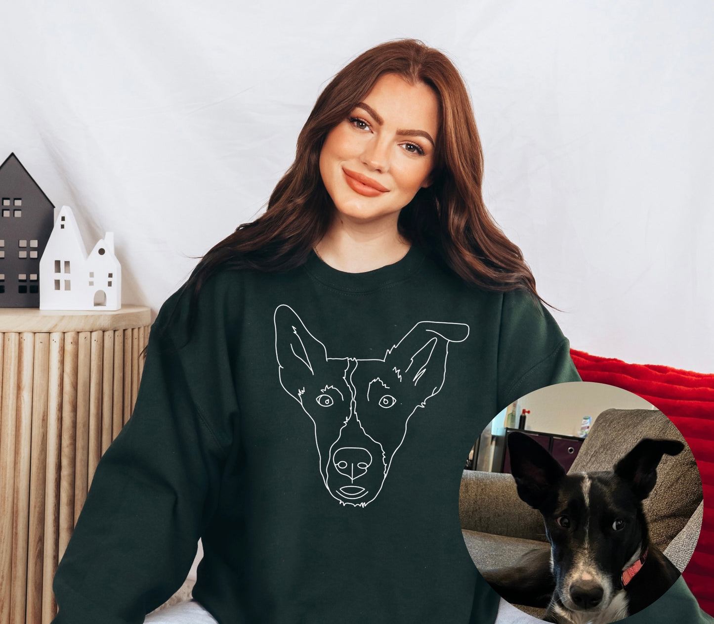 Custom Pet Portrait Crewneck