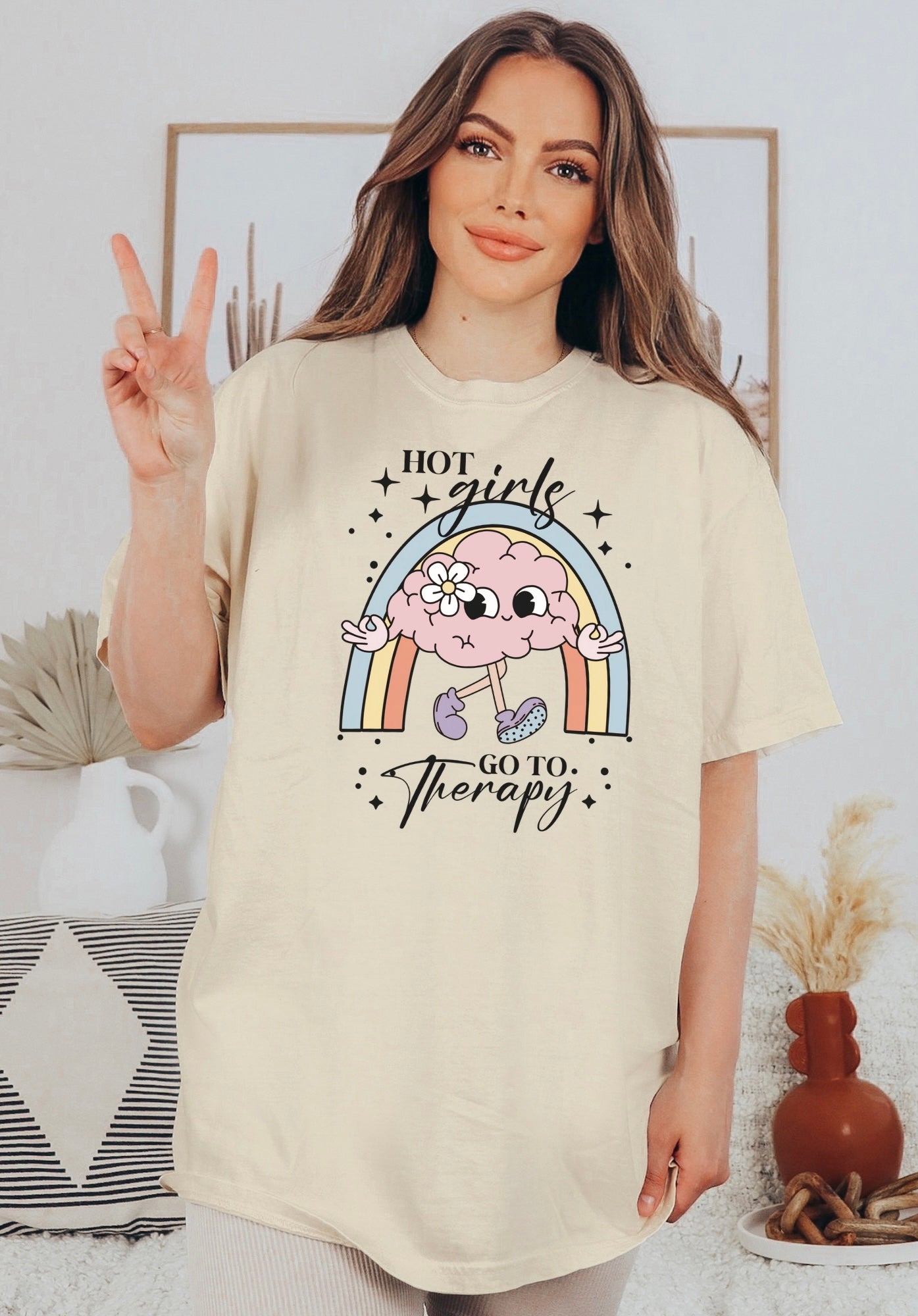 Hot Girls Go To Therapy Tee