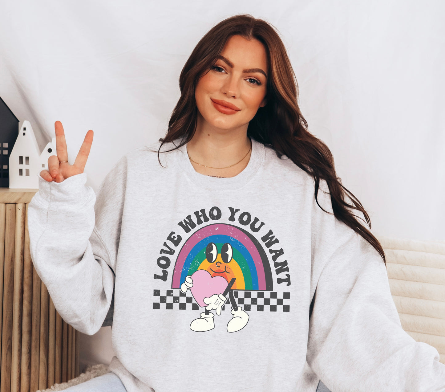 Love Who You Want Crewneck