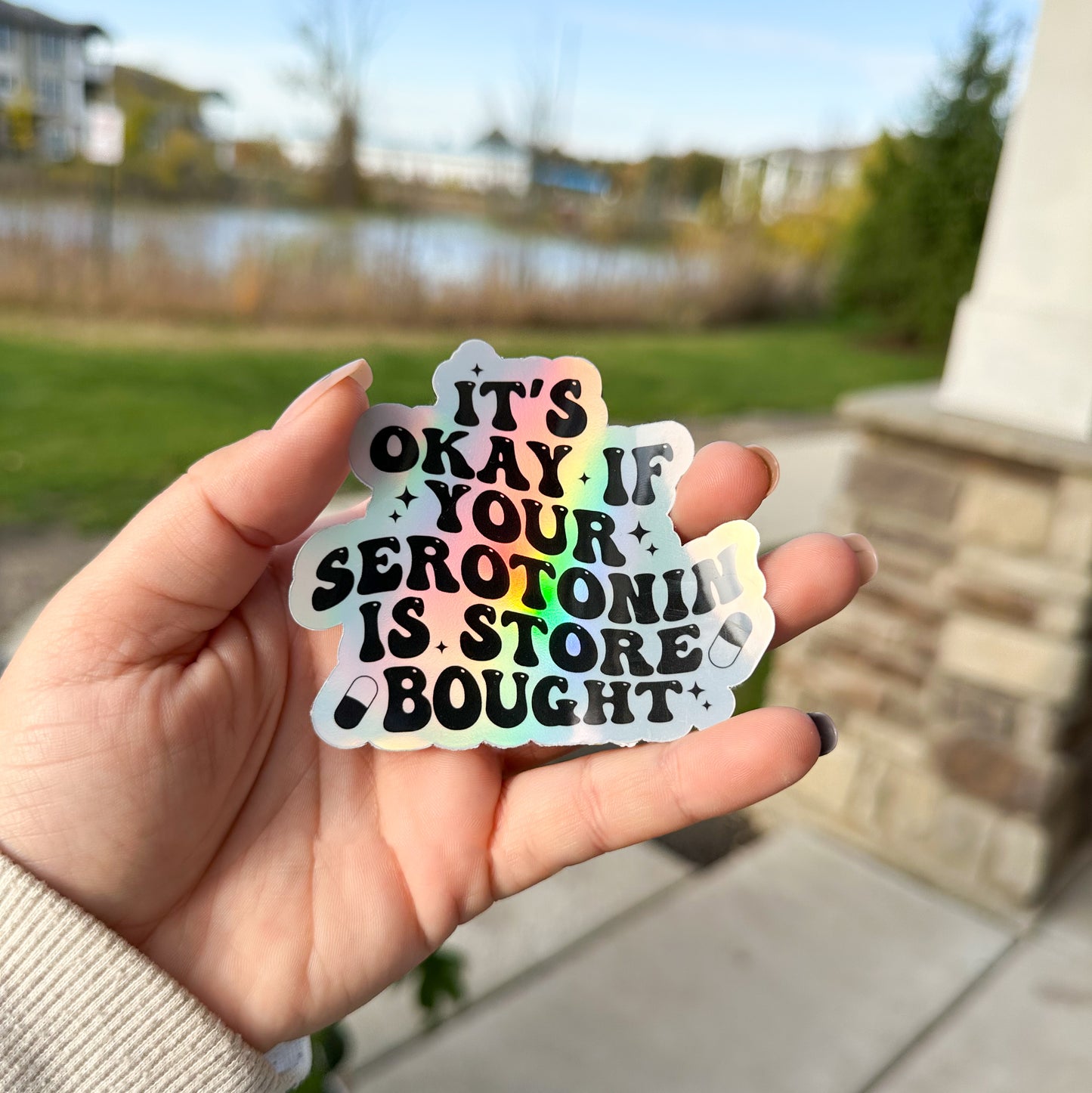 Store Bought Serotonin Sticker