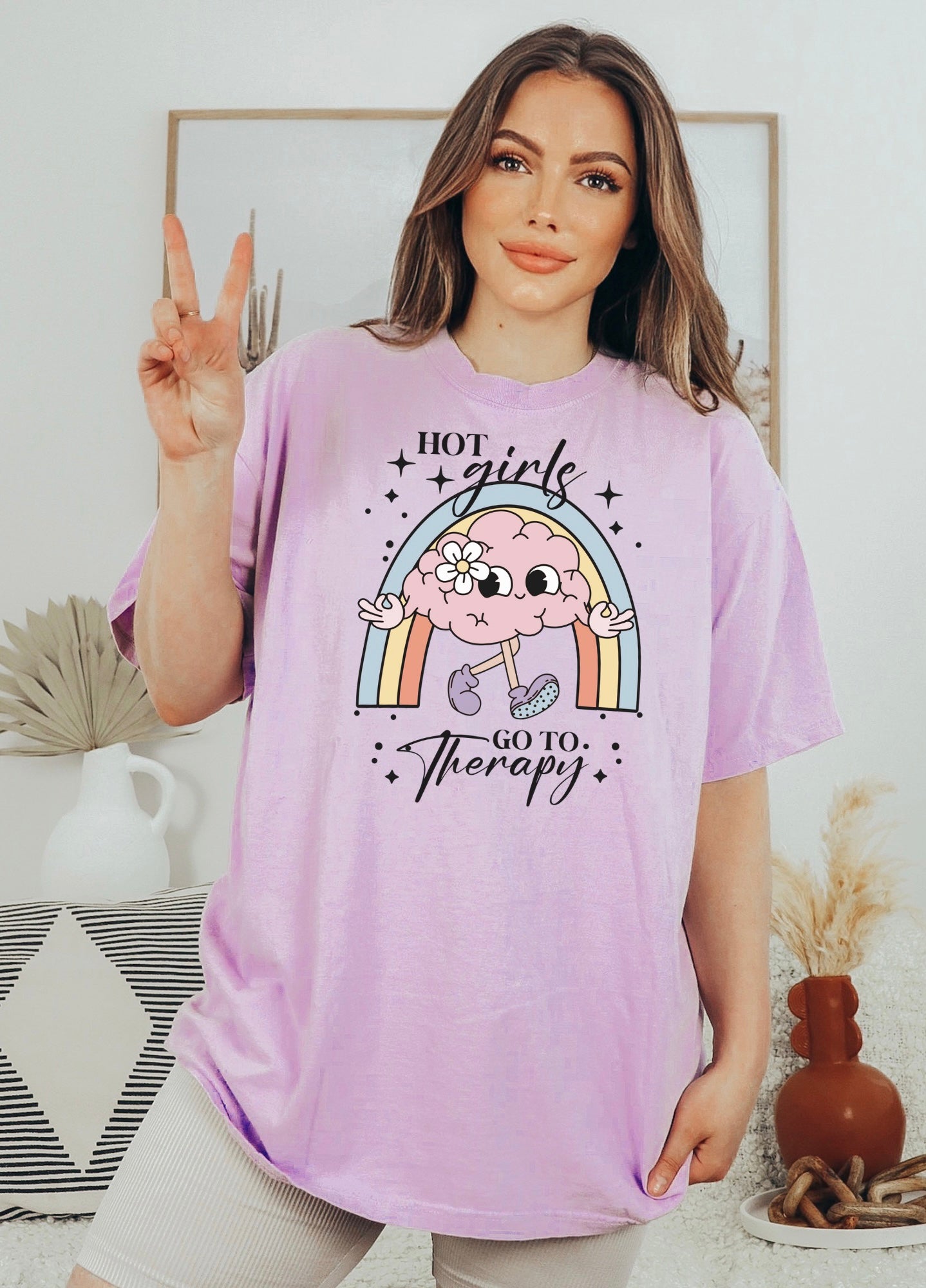 Hot Girls Go To Therapy Tee