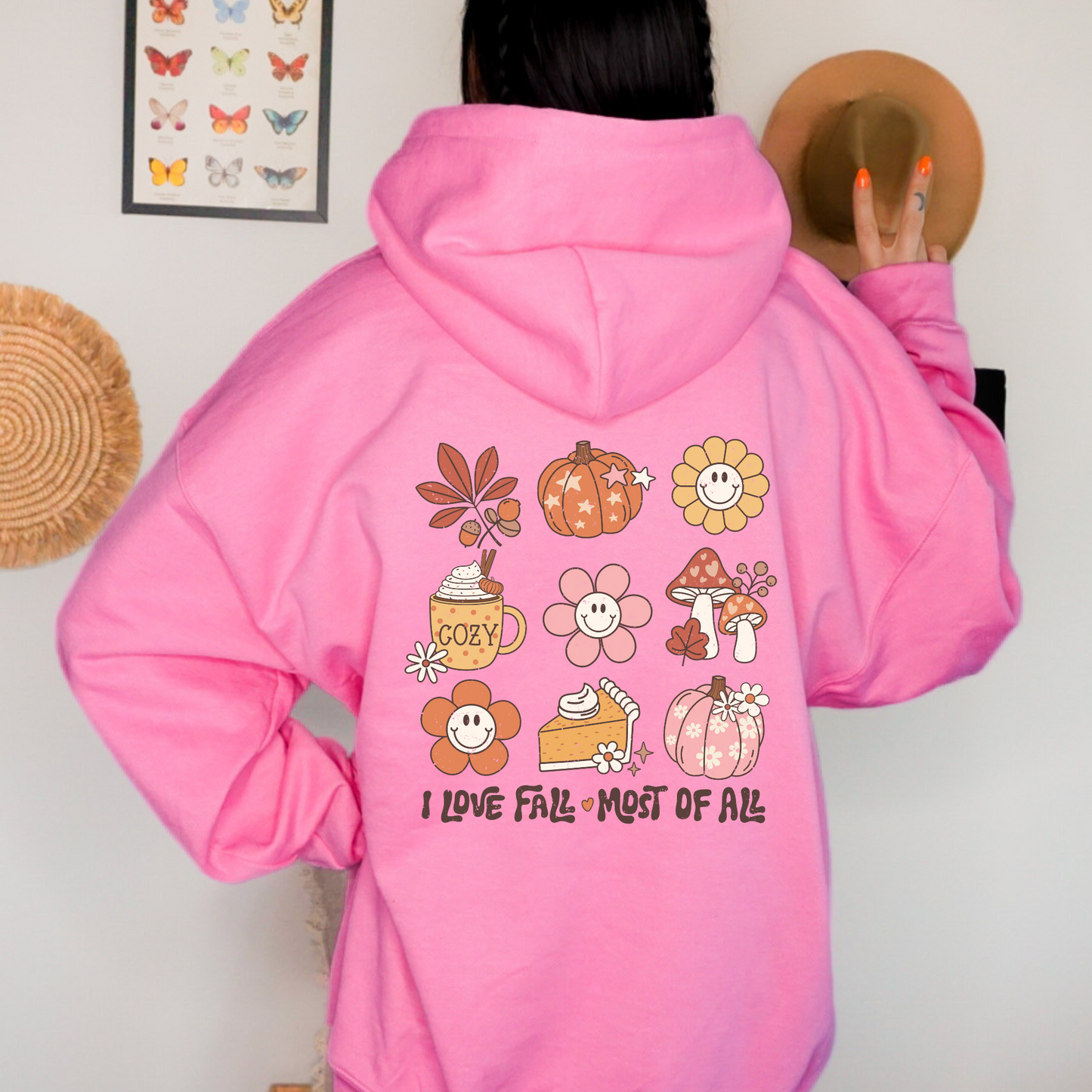 I Love Fall Most Of All Hoodie