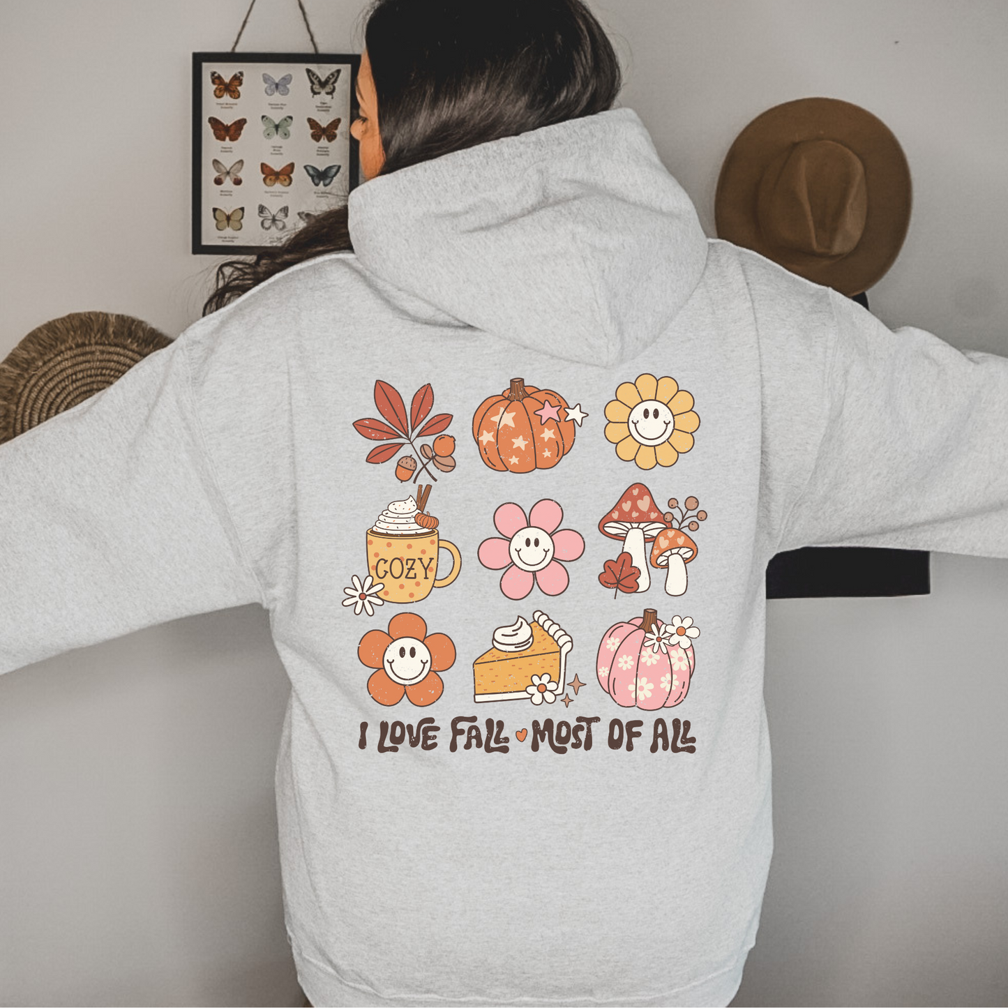 I Love Fall Most Of All Hoodie