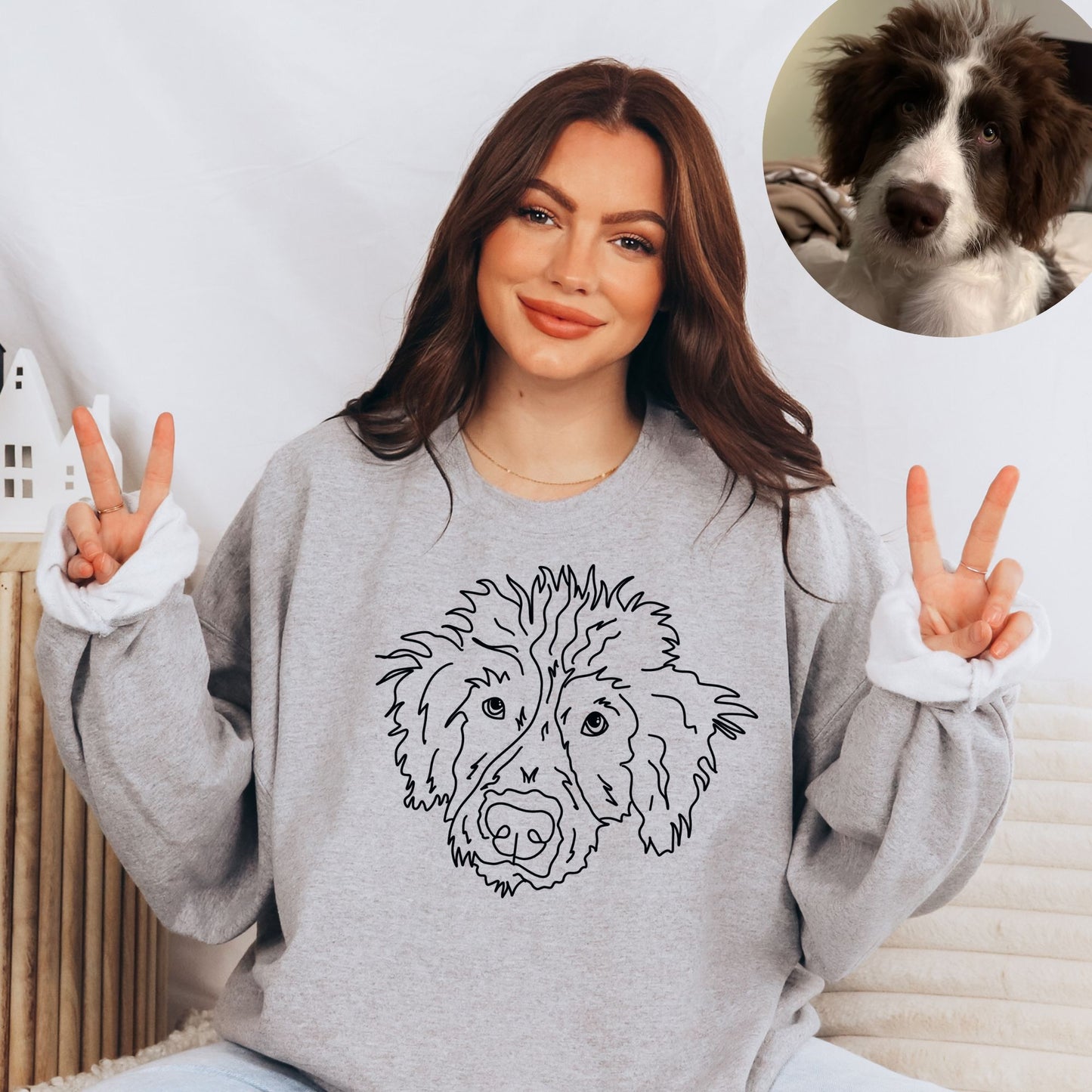 Custom Pet Portrait Crewneck