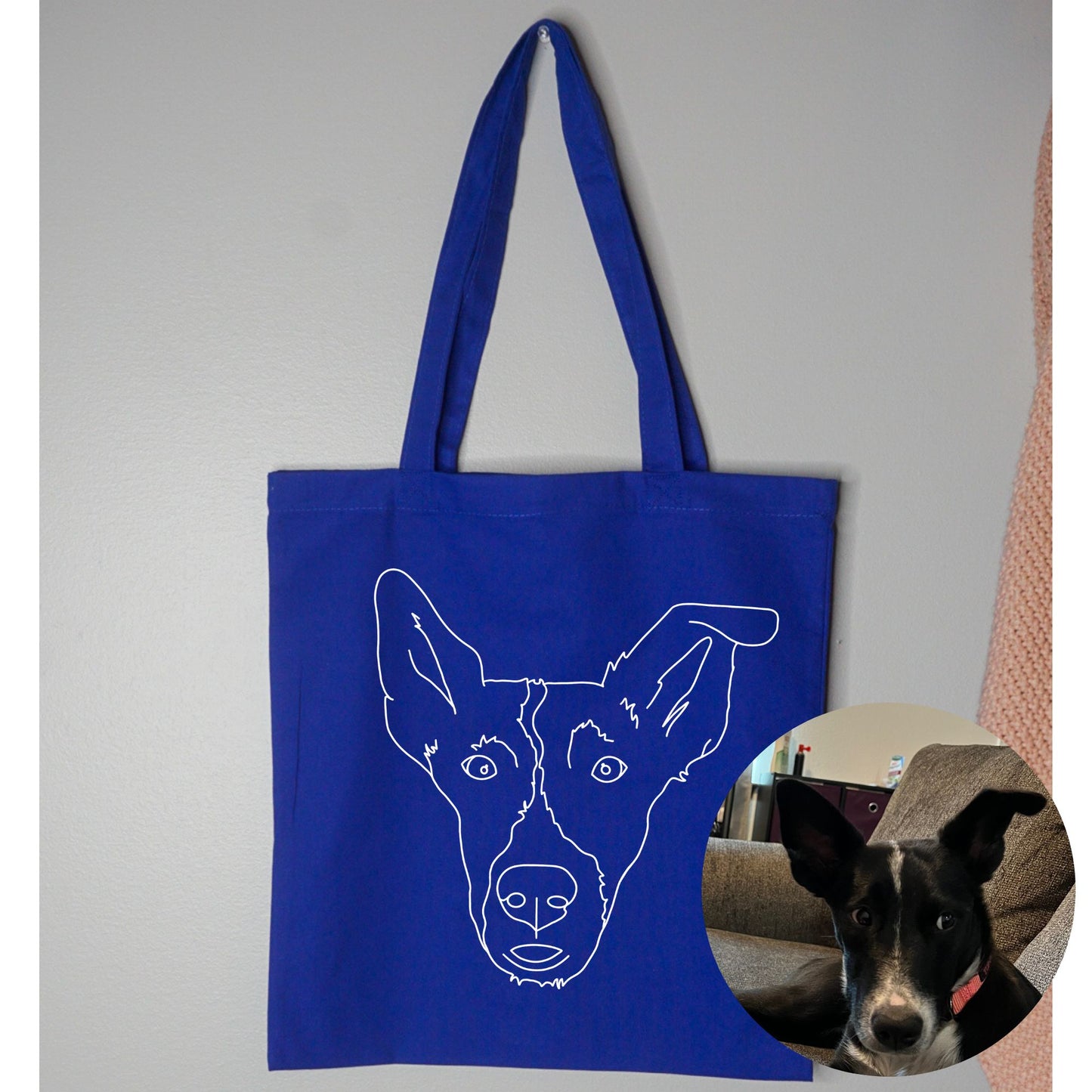 Custom Pet Portrait Tote