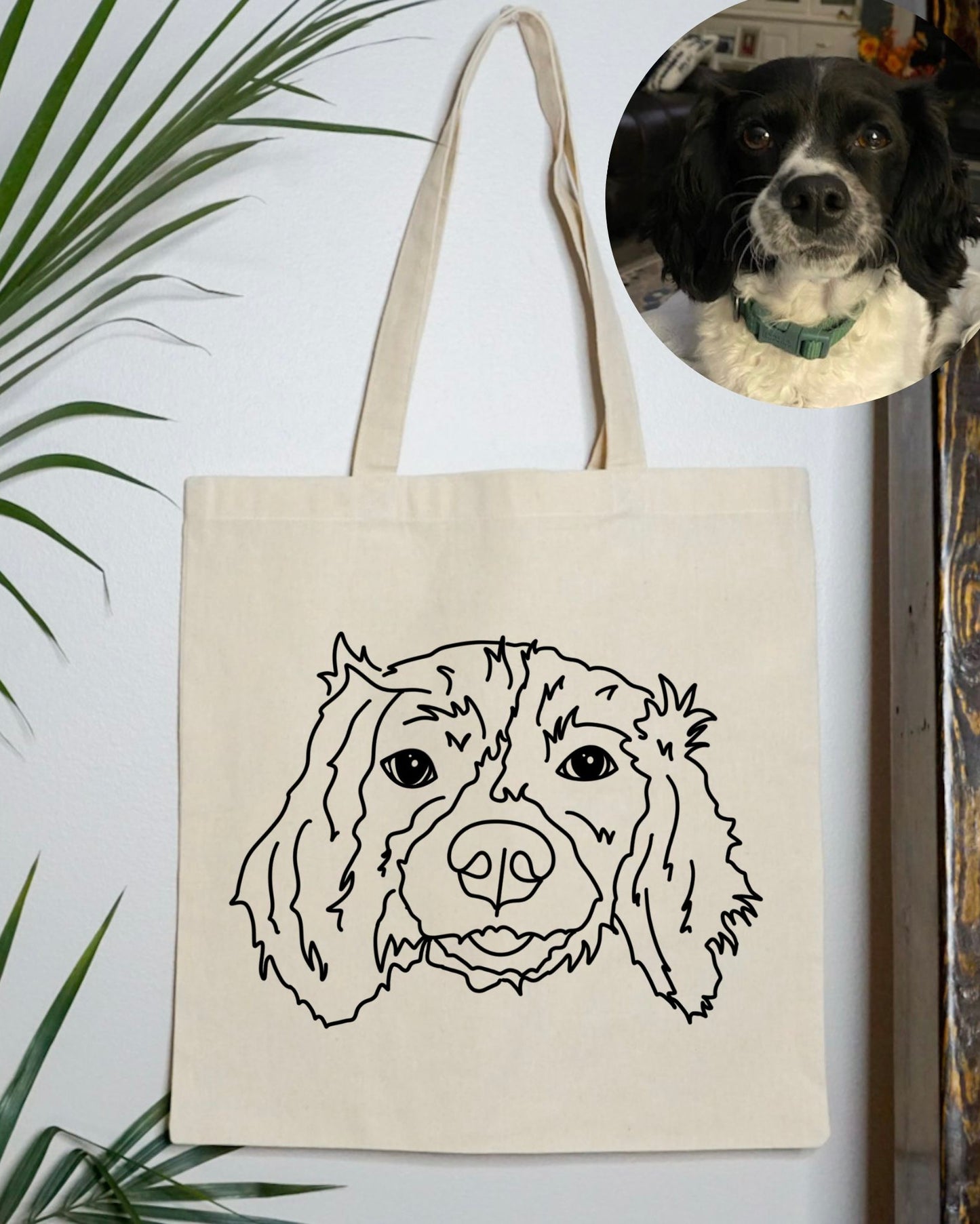 Custom Pet Portrait Tote