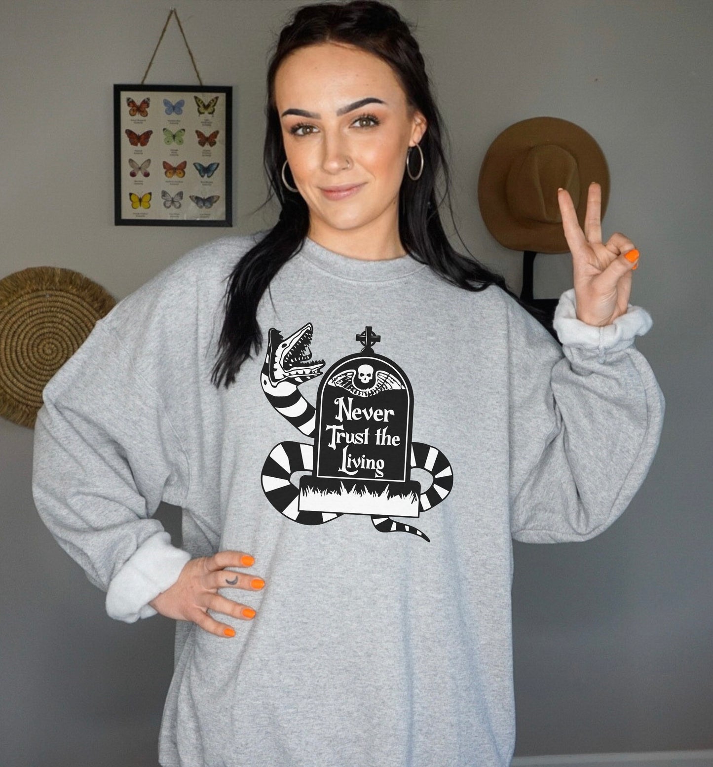 Never Trust The Living Crewneck