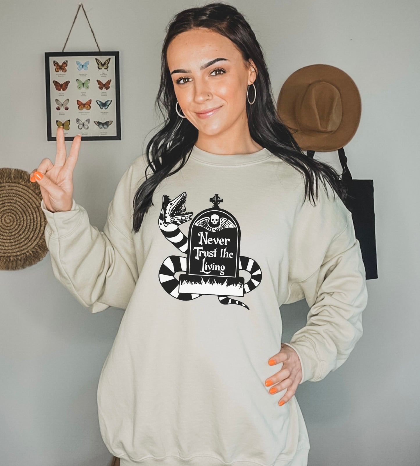 Never Trust The Living Crewneck
