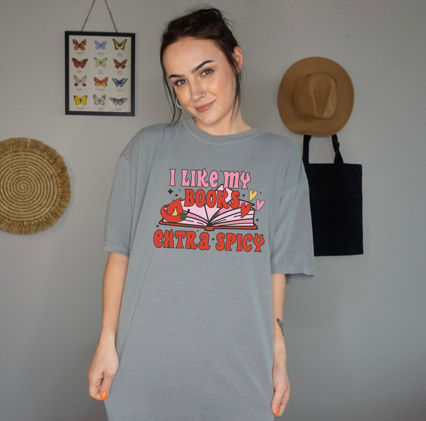 I Like My Books Extra Spicy Tee