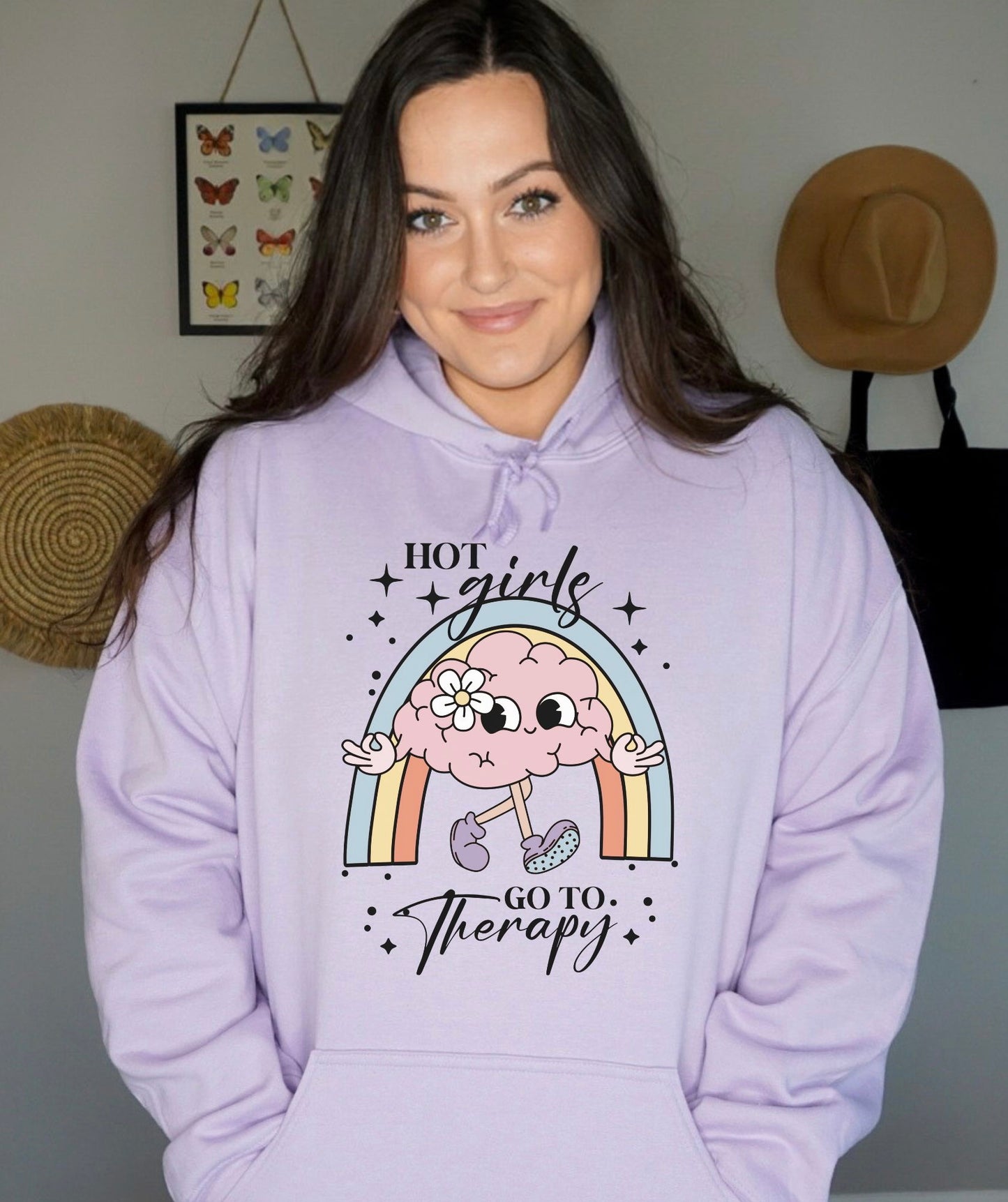 Hot Girls Go To Therapy Hoodie