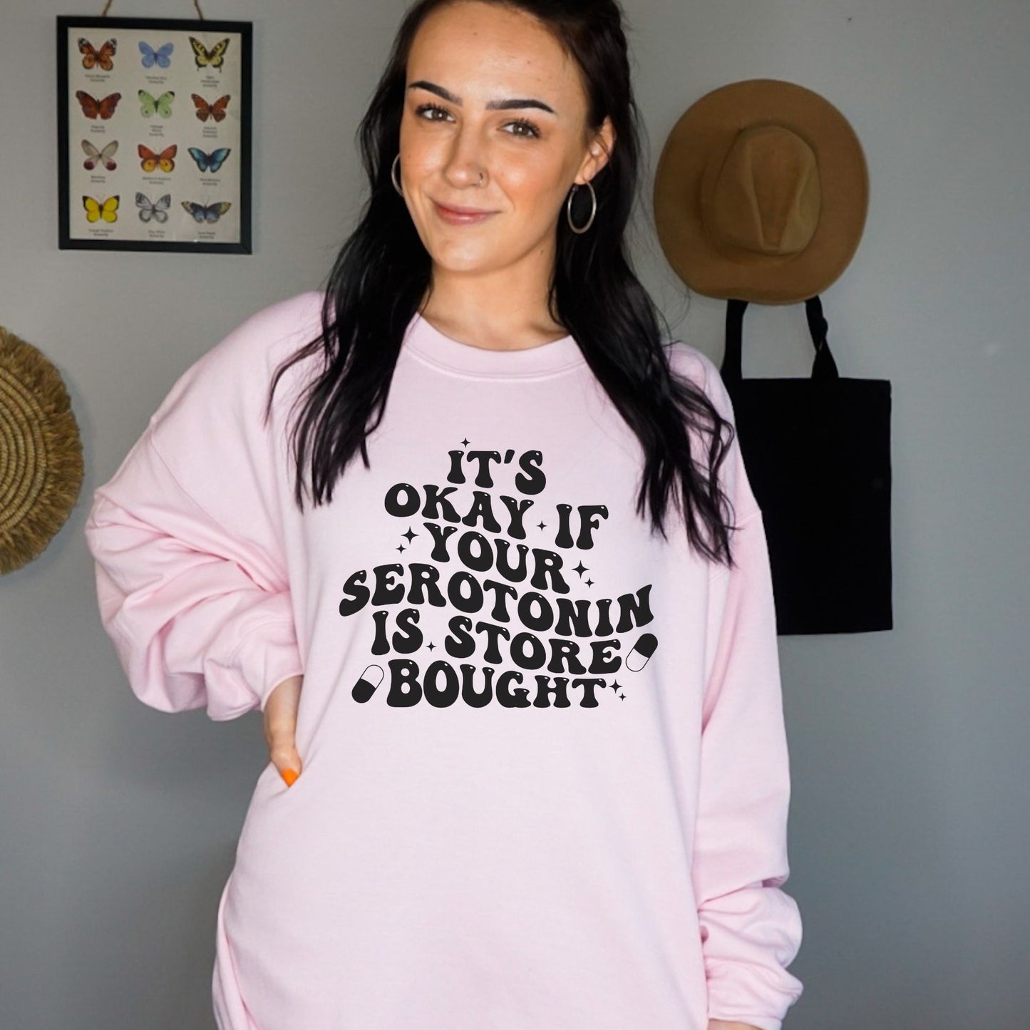 Store Bought Serotonin Crewneck