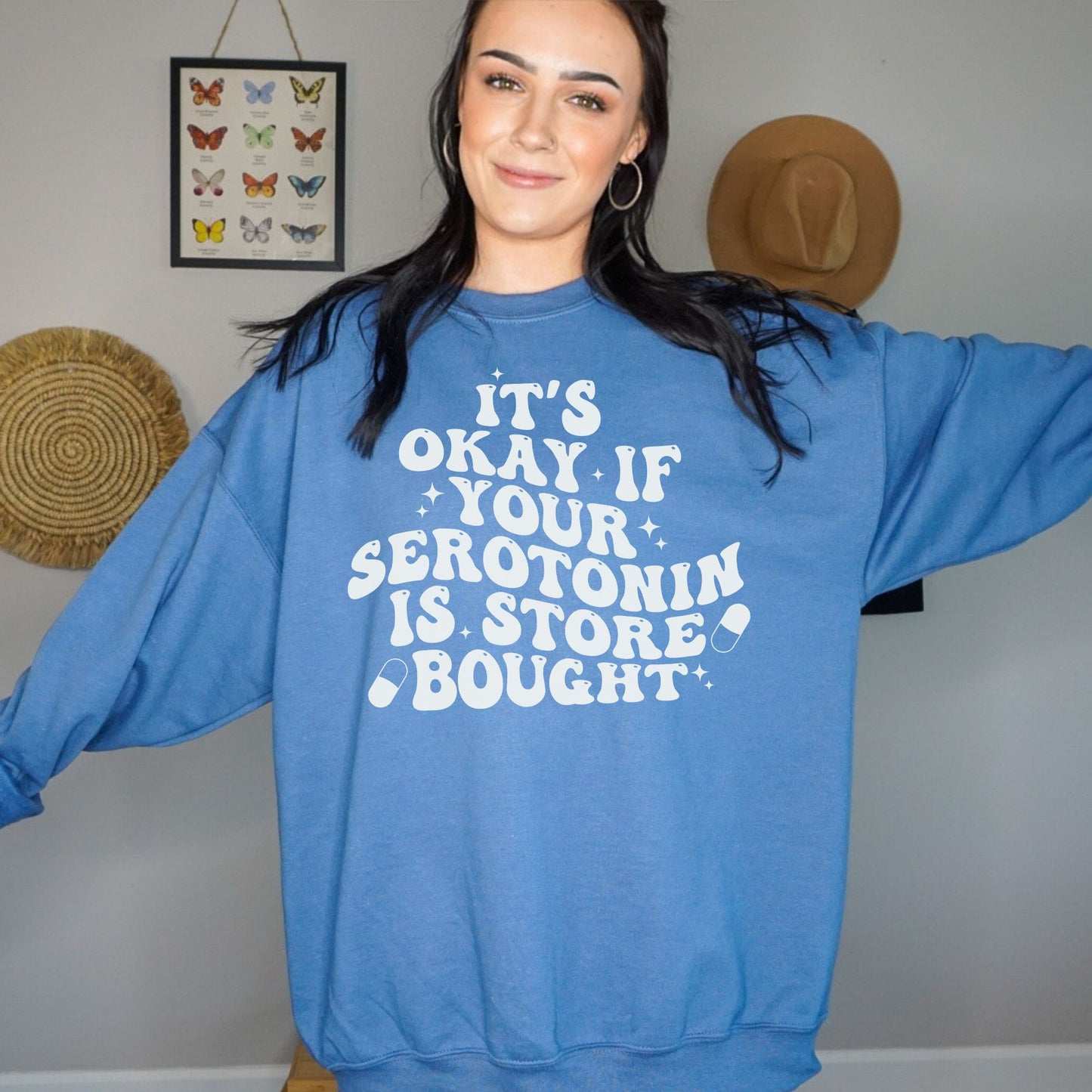 Store Bought Serotonin Crewneck