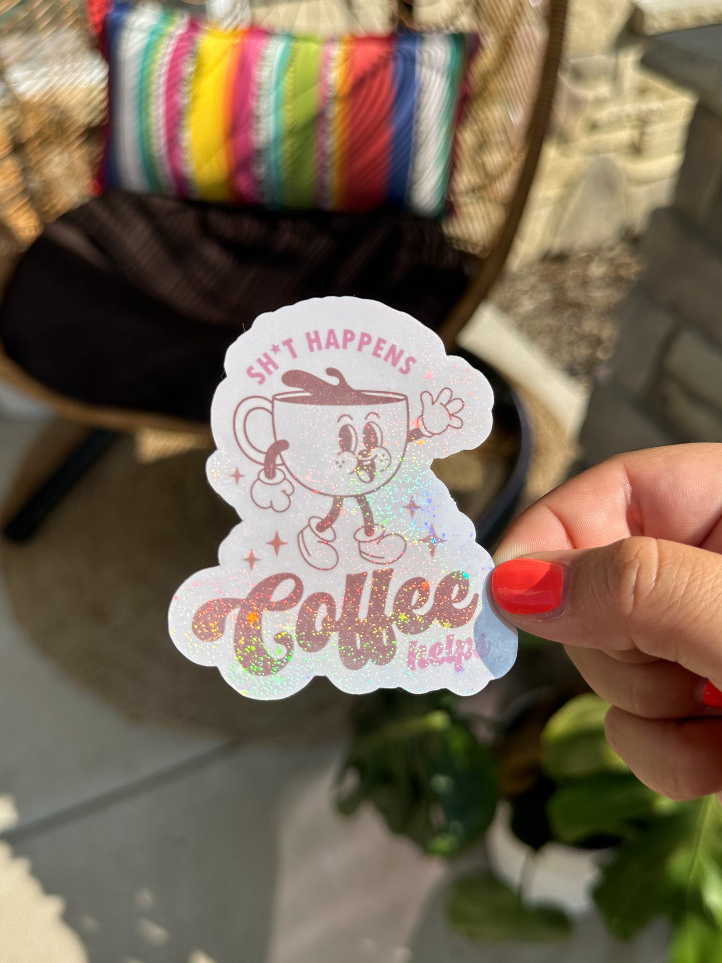 Coffee Helps Sticker