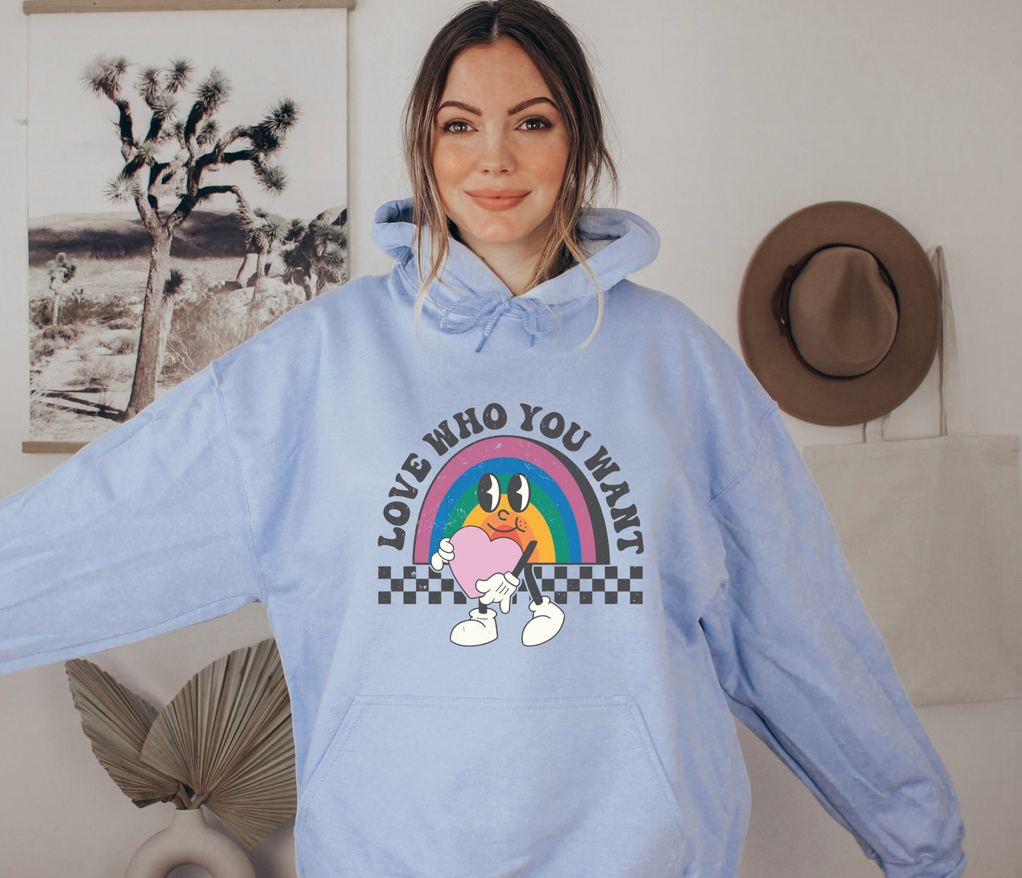 Love Who You Want Hoodie