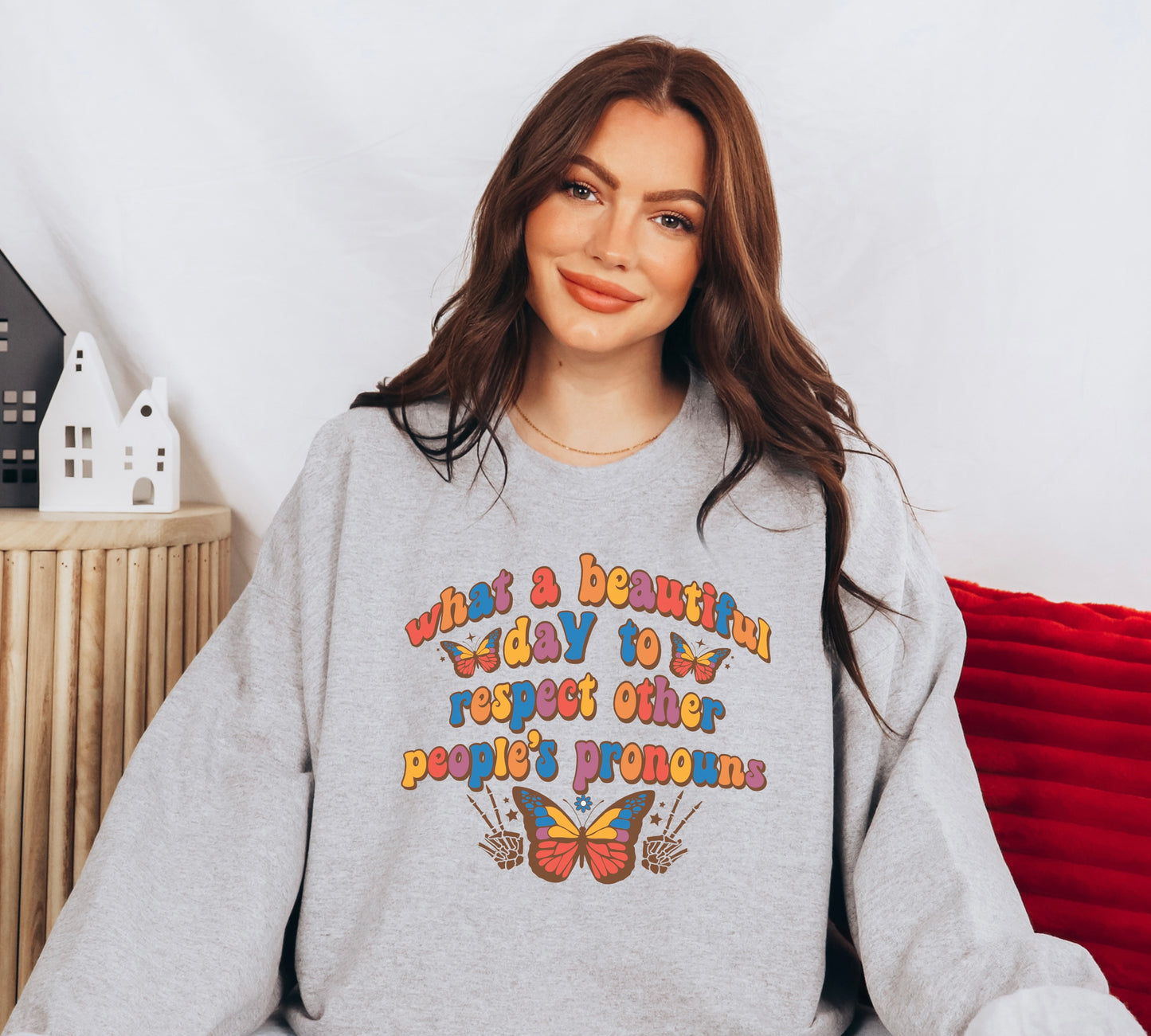 Respect Pronouns Crewneck