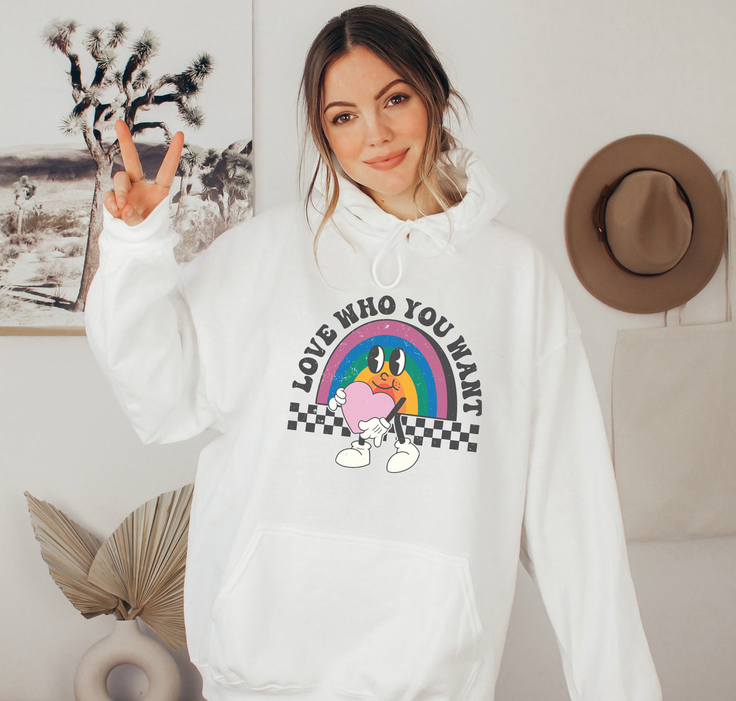 Love Who You Want Hoodie