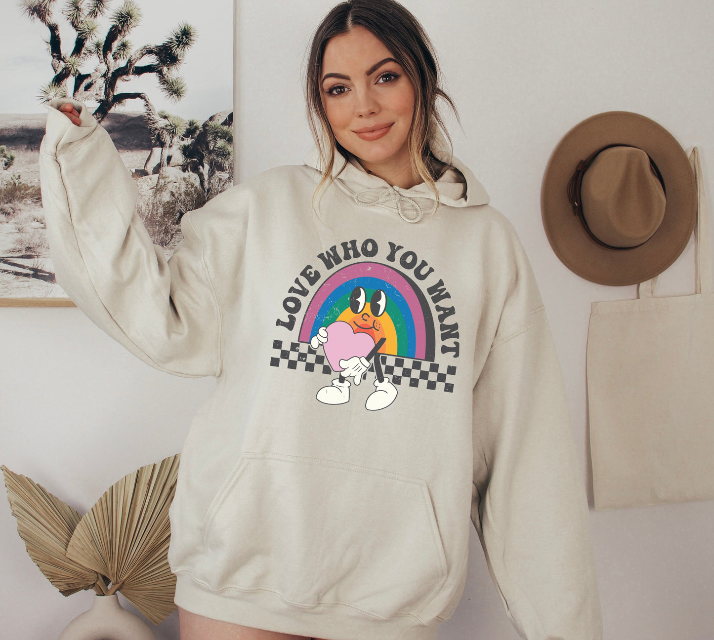 Love Who You Want Hoodie