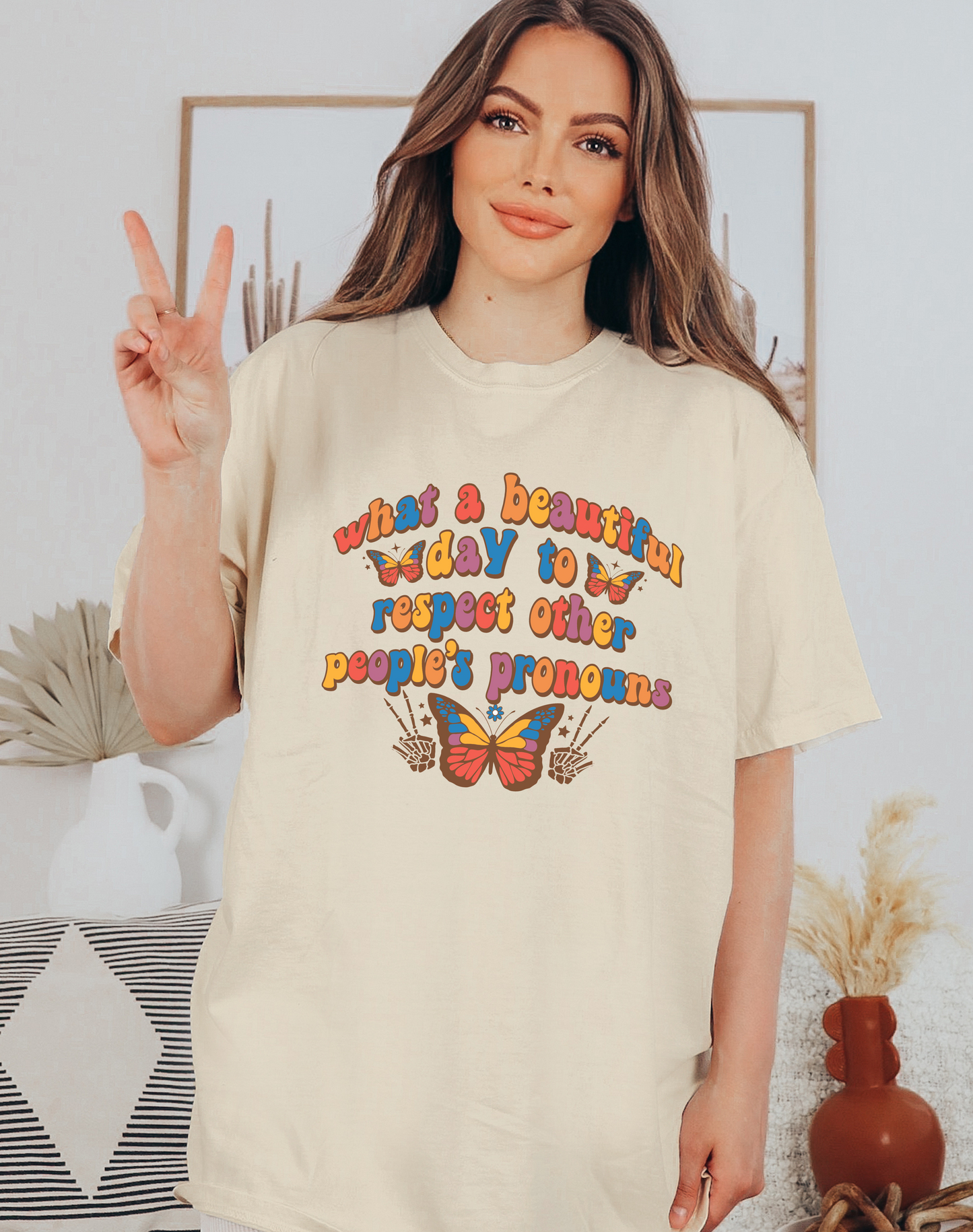 Respect Pronouns Tee