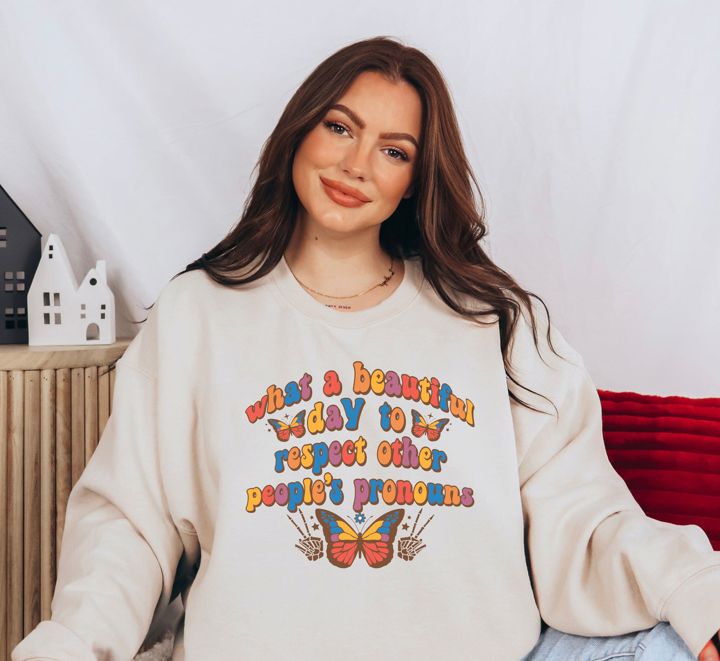 Respect Pronouns Crewneck