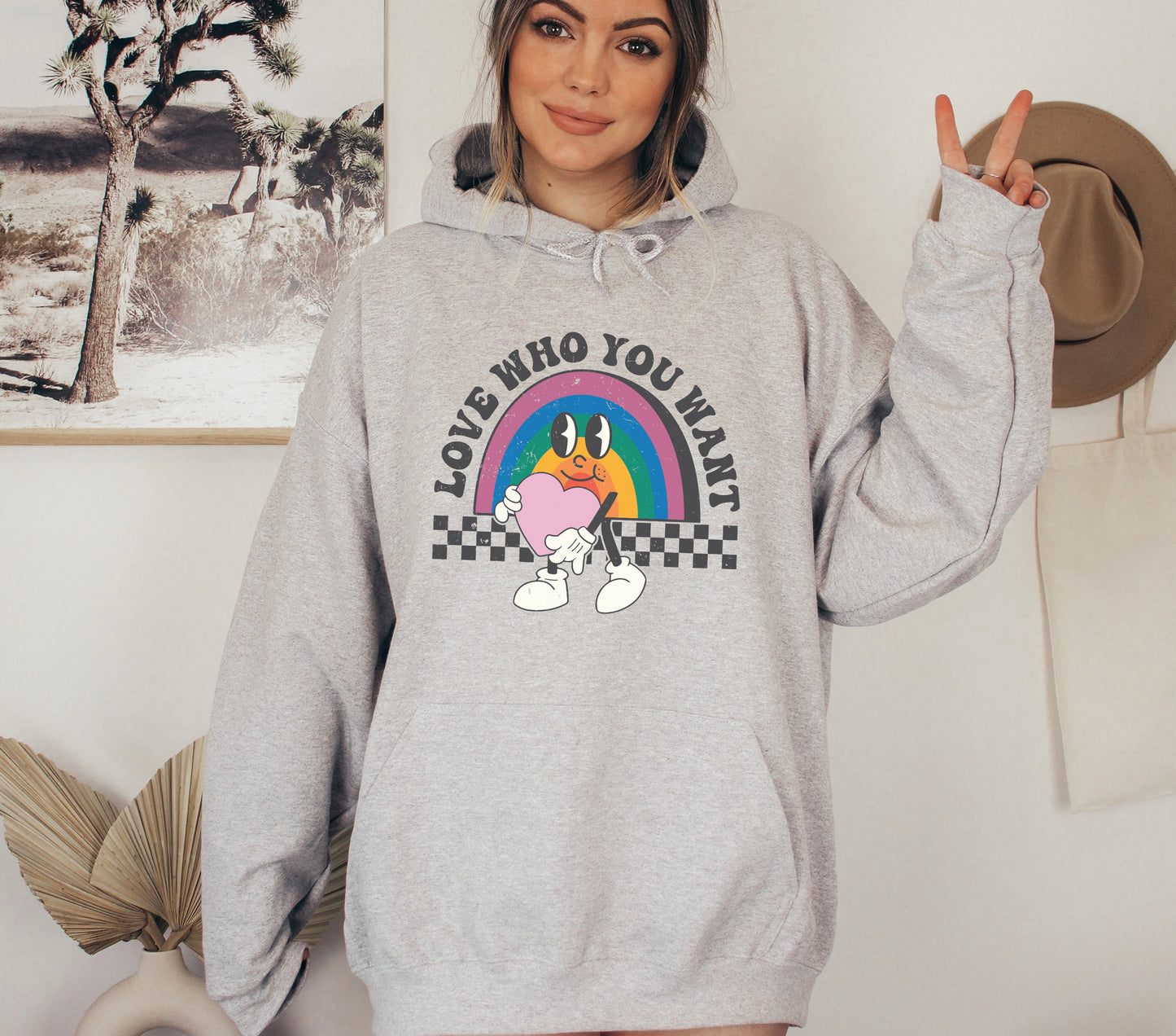 Love Who You Want Hoodie