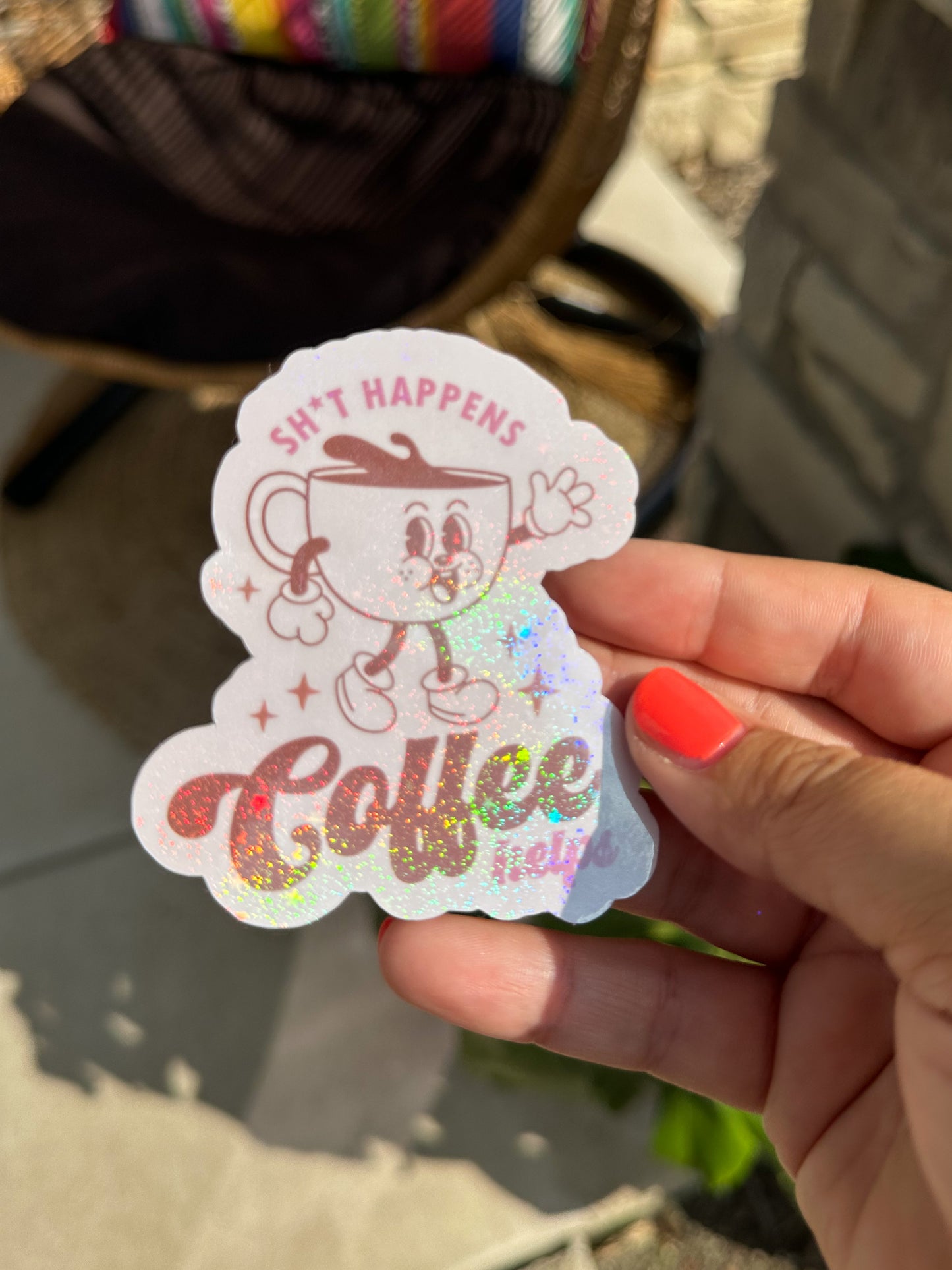 Coffee Helps Sticker
