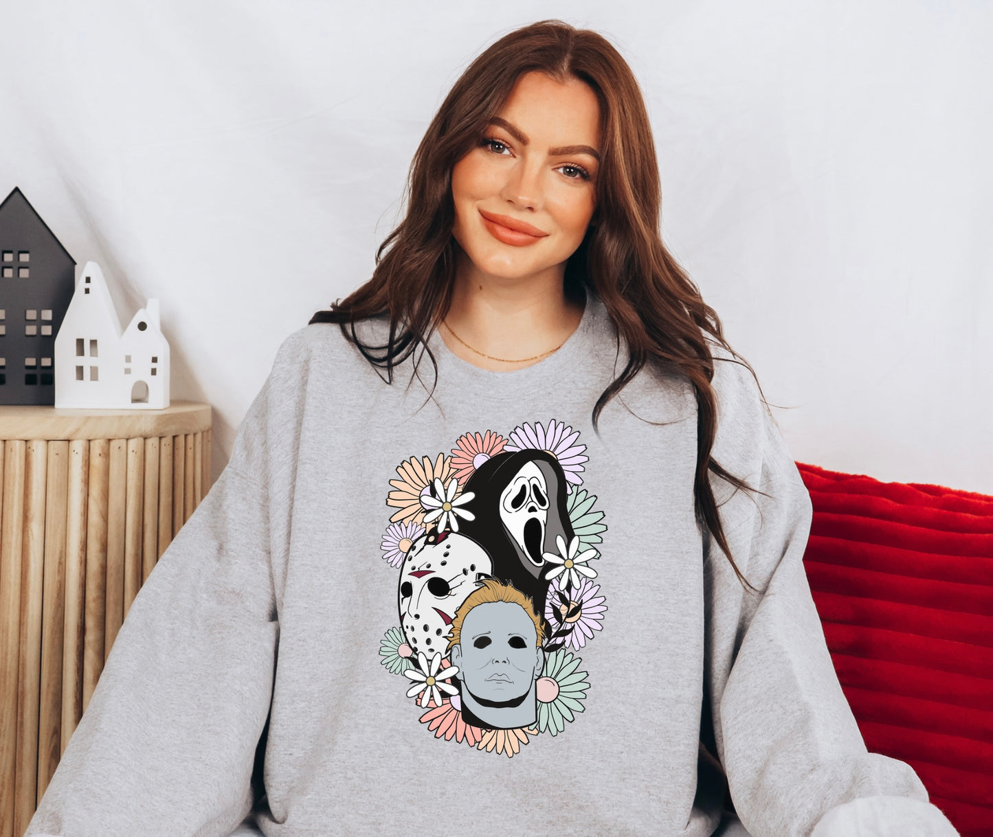 Floral Horror Crewneck