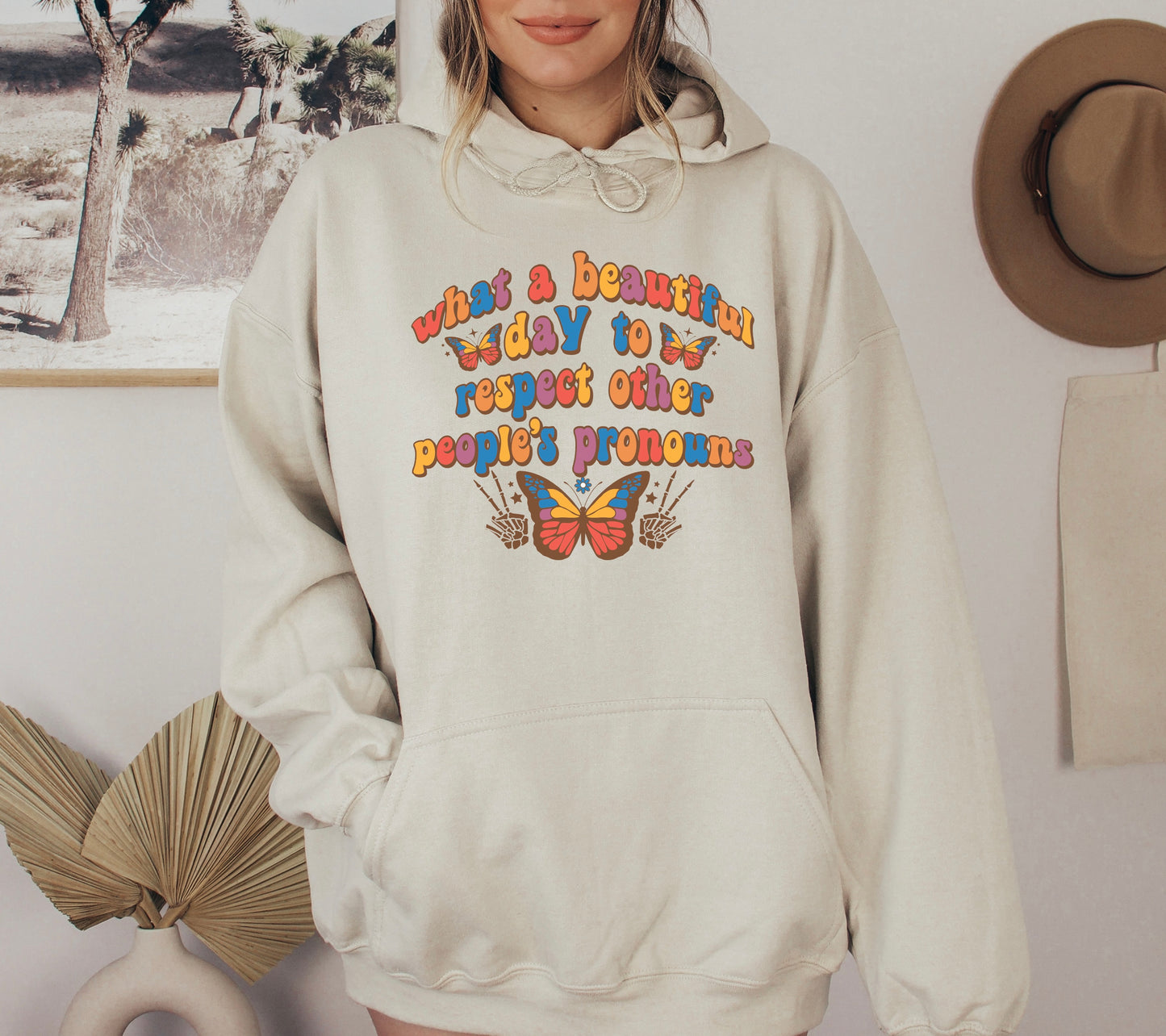 Respect Pronouns Hoodie