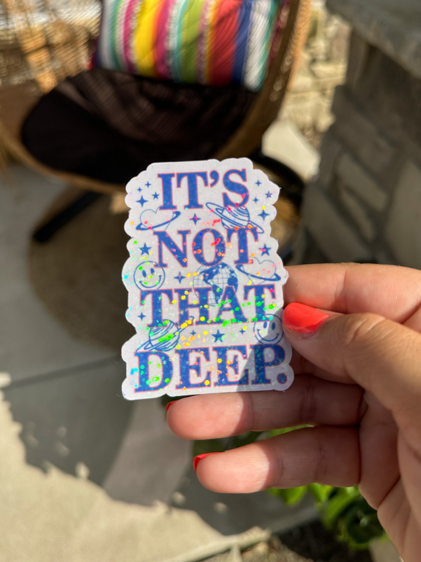 It’s Not That Deep Sticker