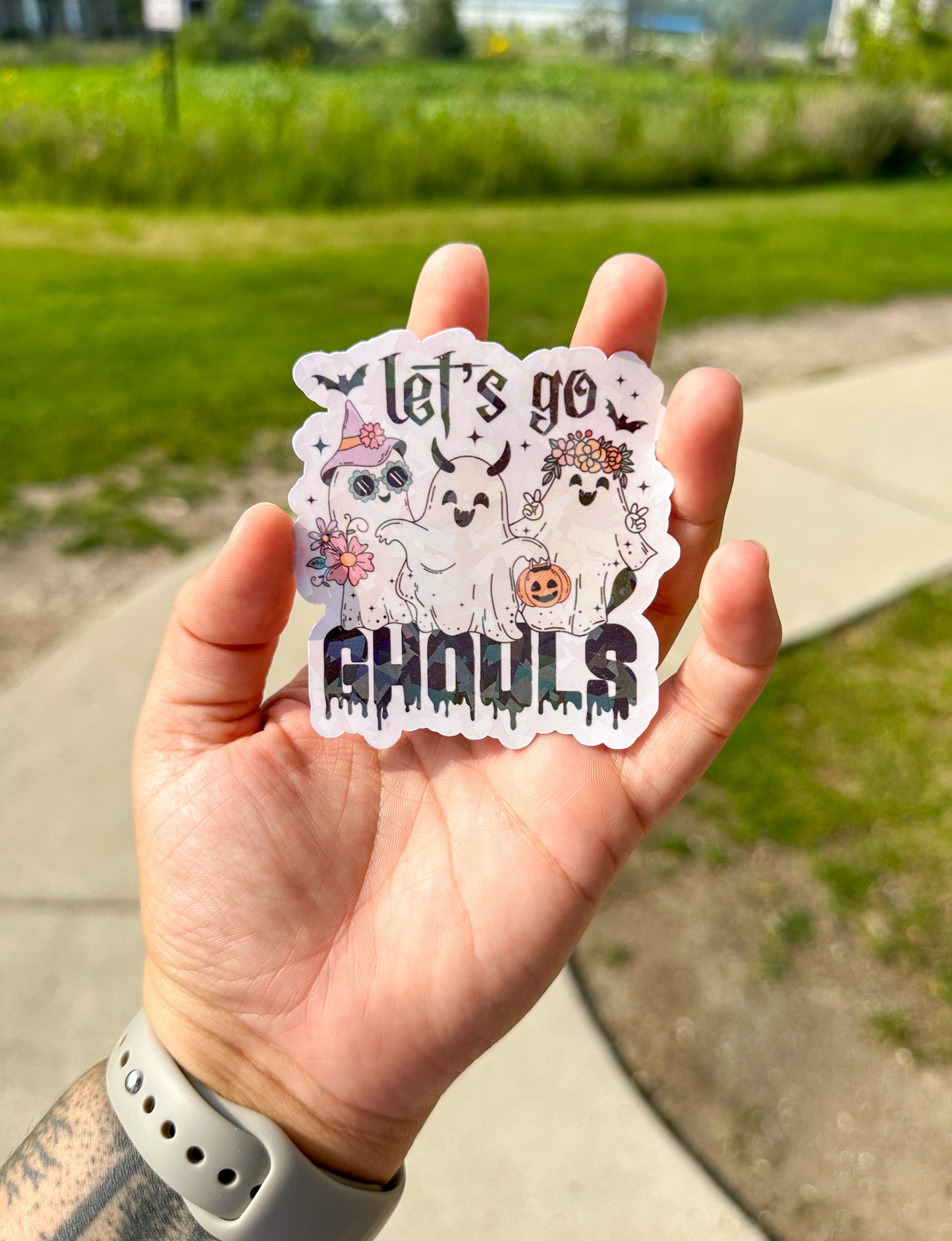 Let’s Go Ghouls Sticker