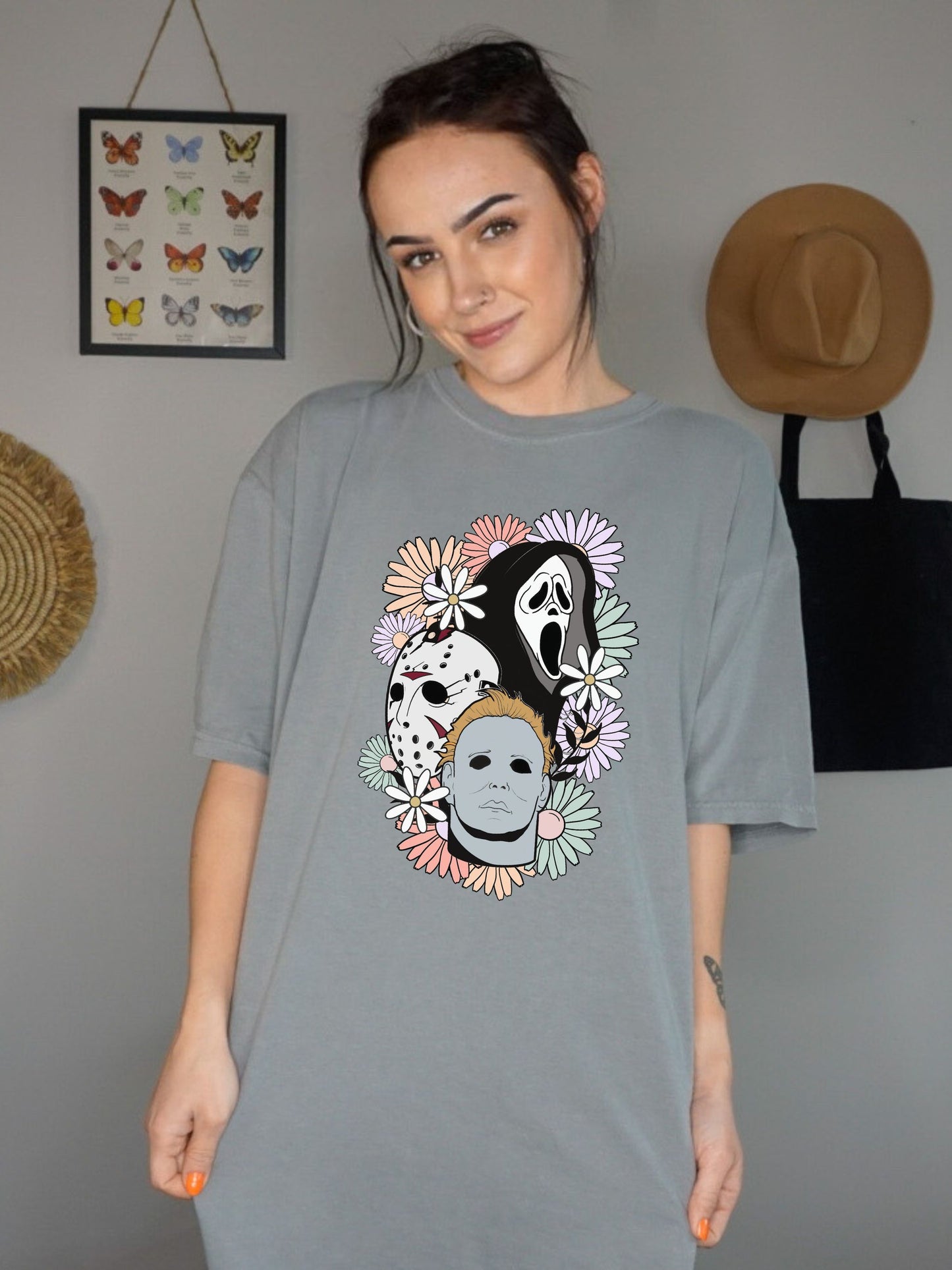 Floral Horror Tee