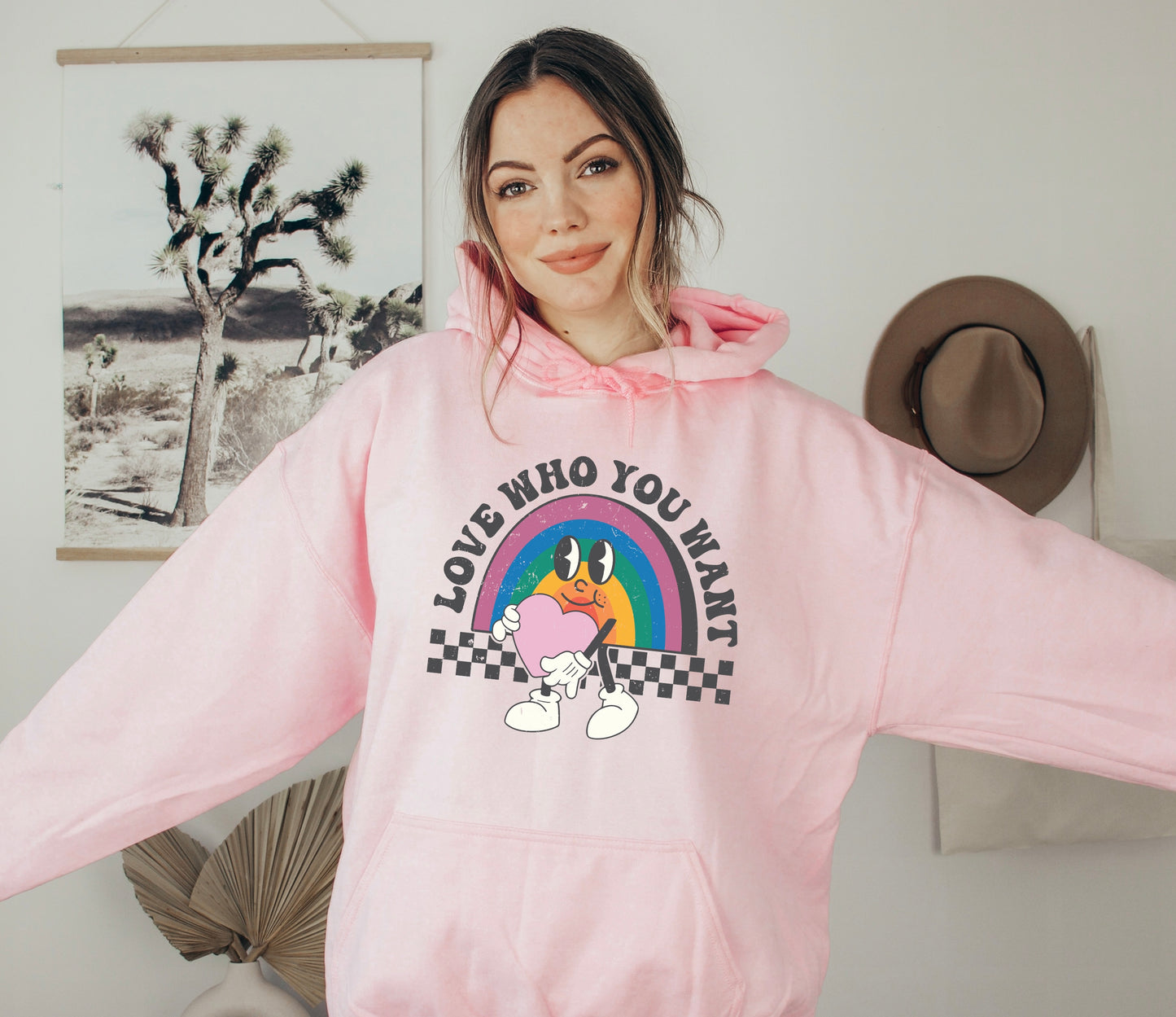 Love Who You Want Hoodie