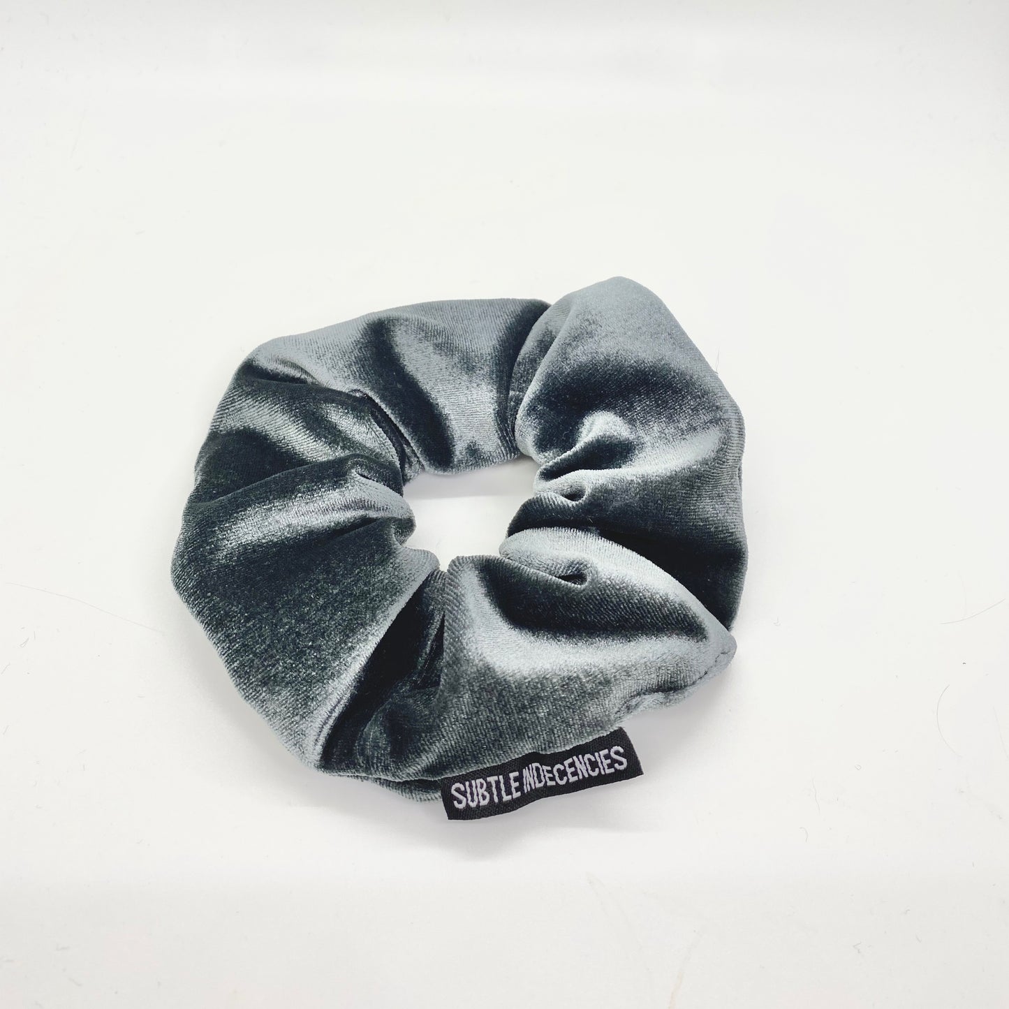 smokey velvet scrunchie