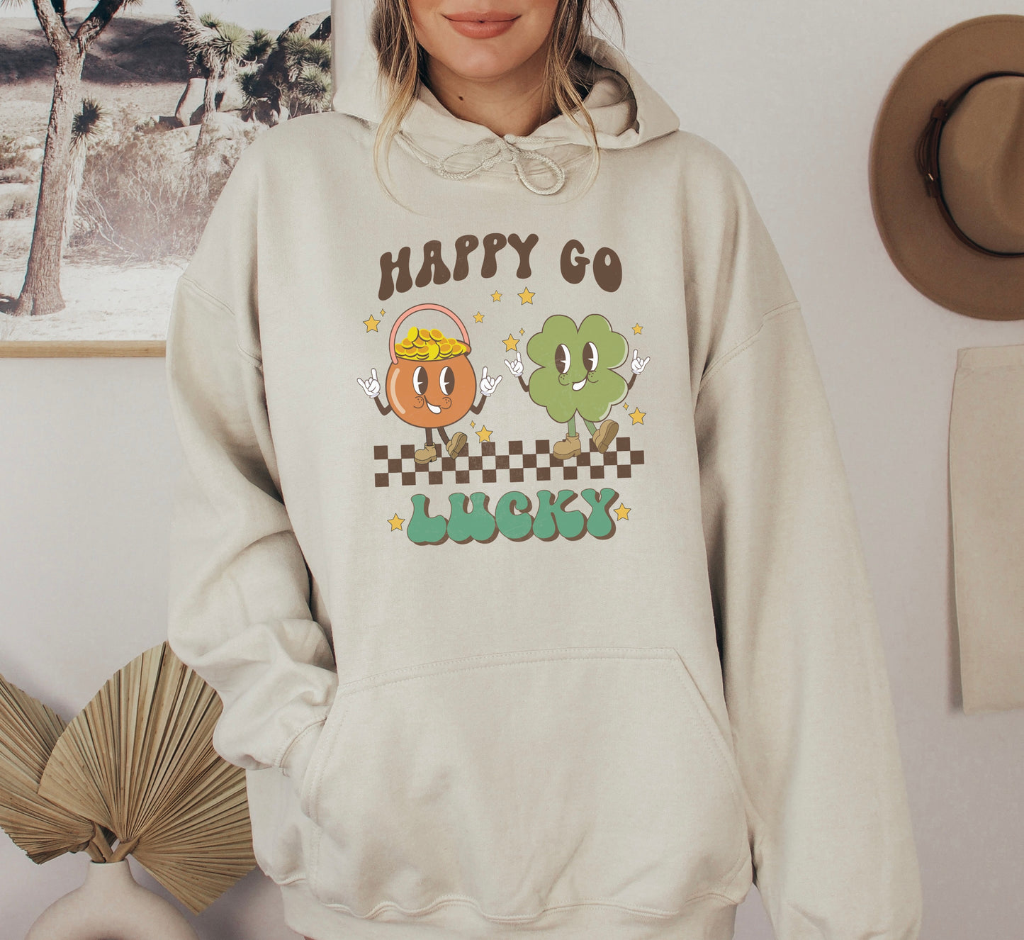 Happy Go Lucky Hoodie
