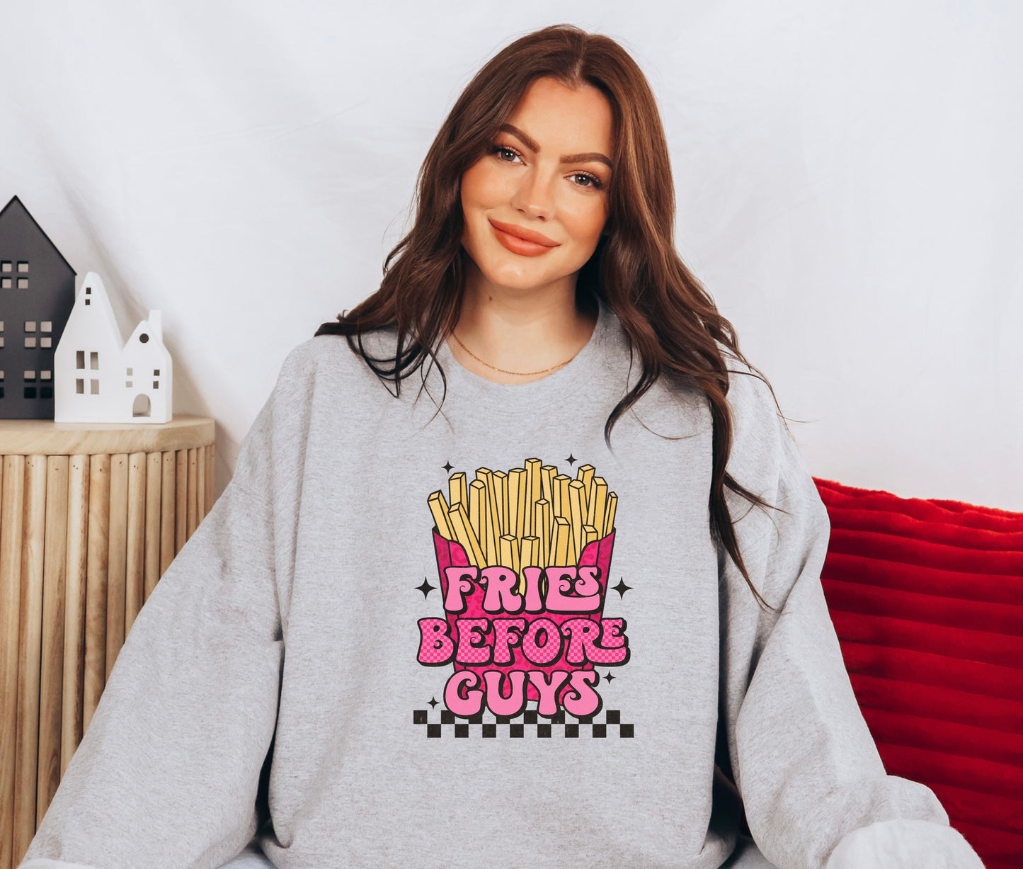 Fries Before Guys Crewneck