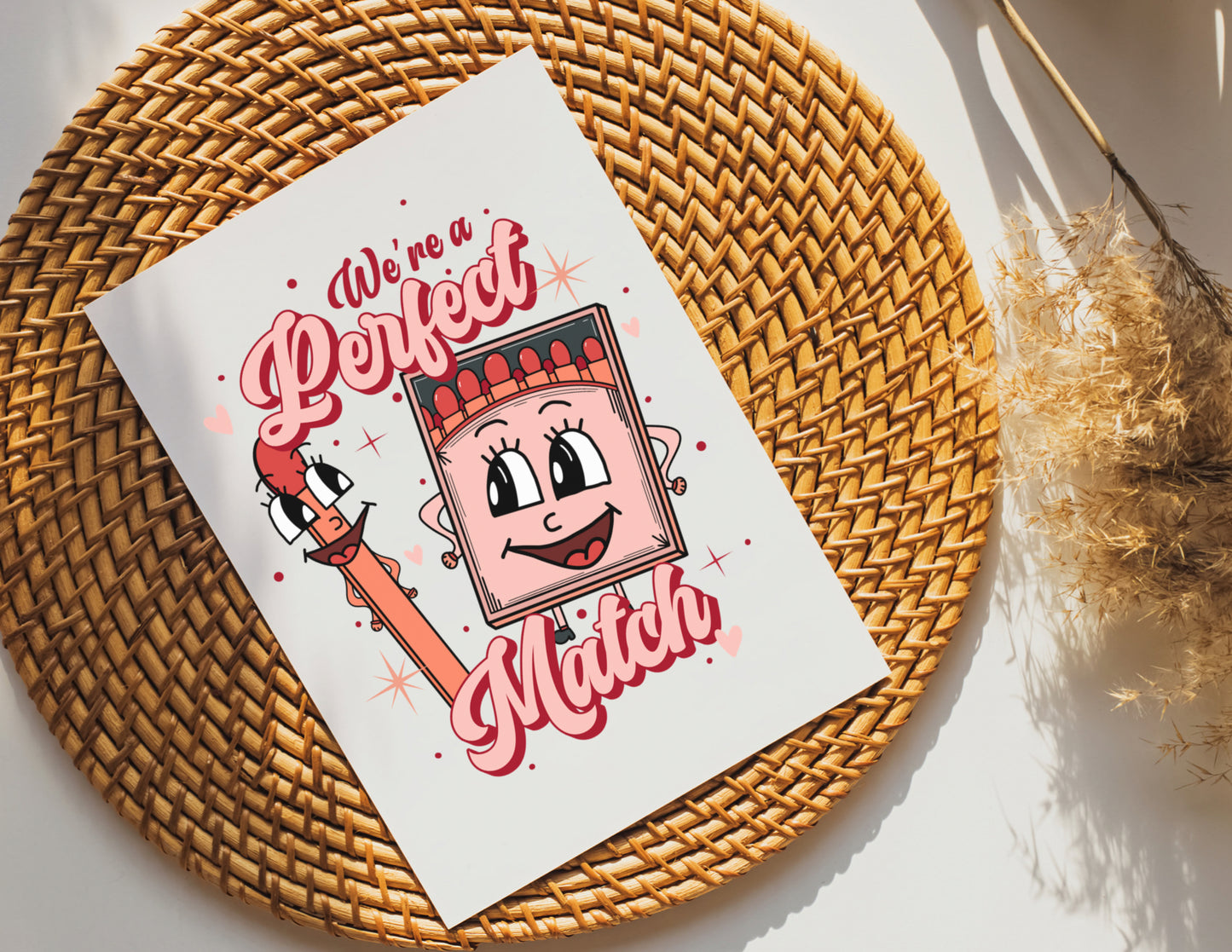 We’re a Perfect Match Mini Valentines Card