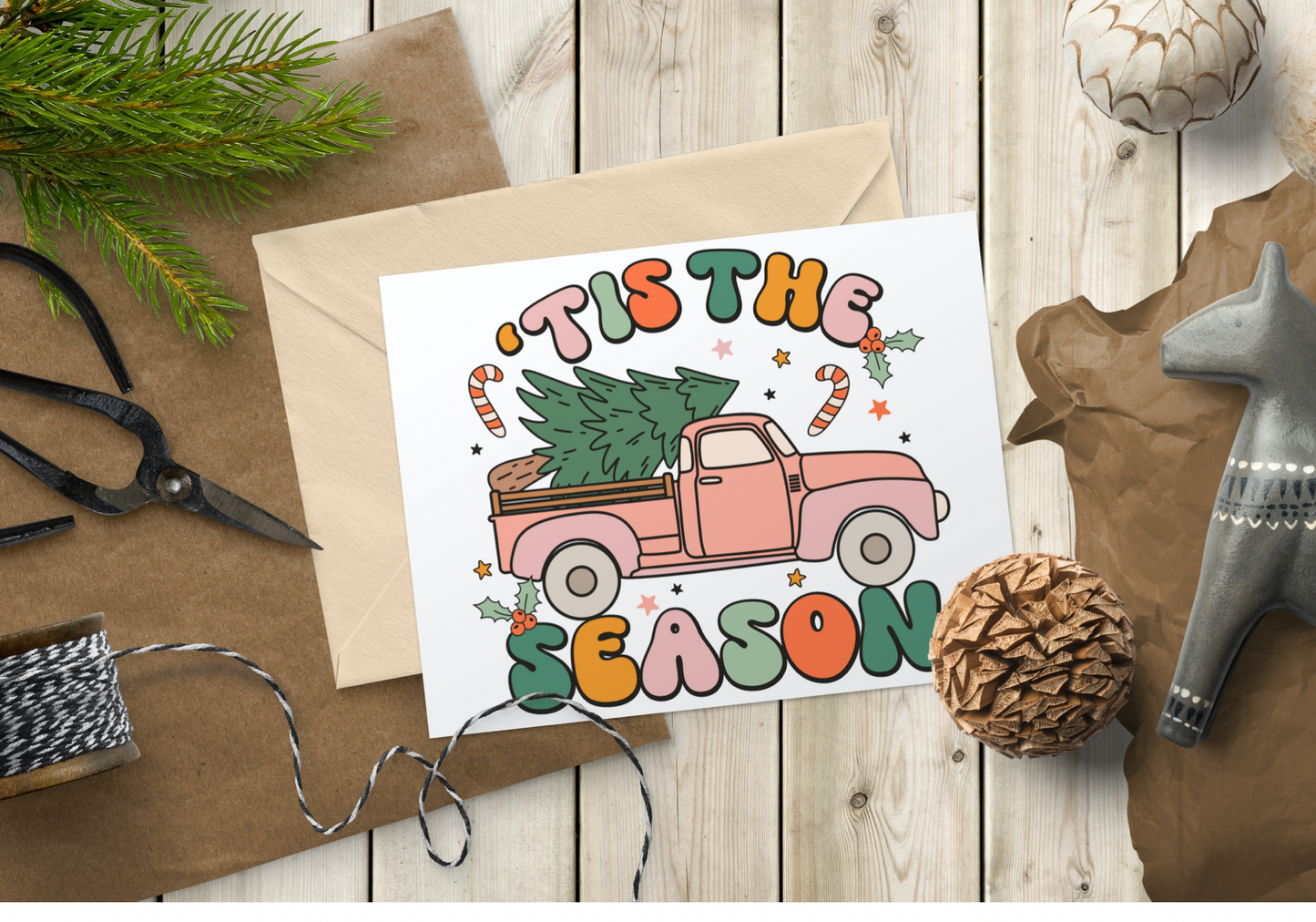 Tis’ The Season Mini Christmas Card