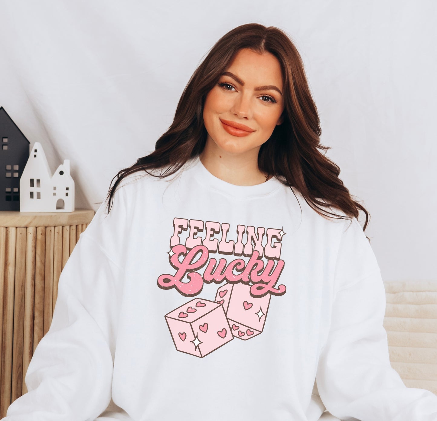 Feeling Lucky Dice Crewneck