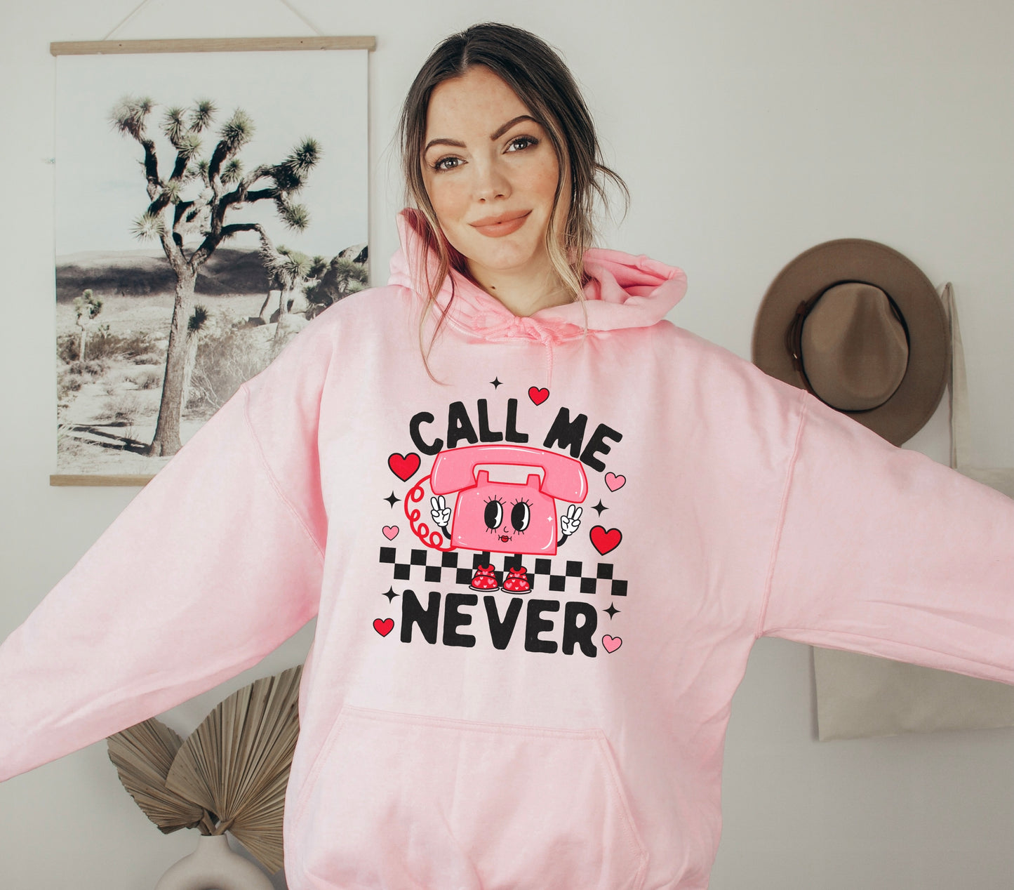 Call Me Never Hoodie
