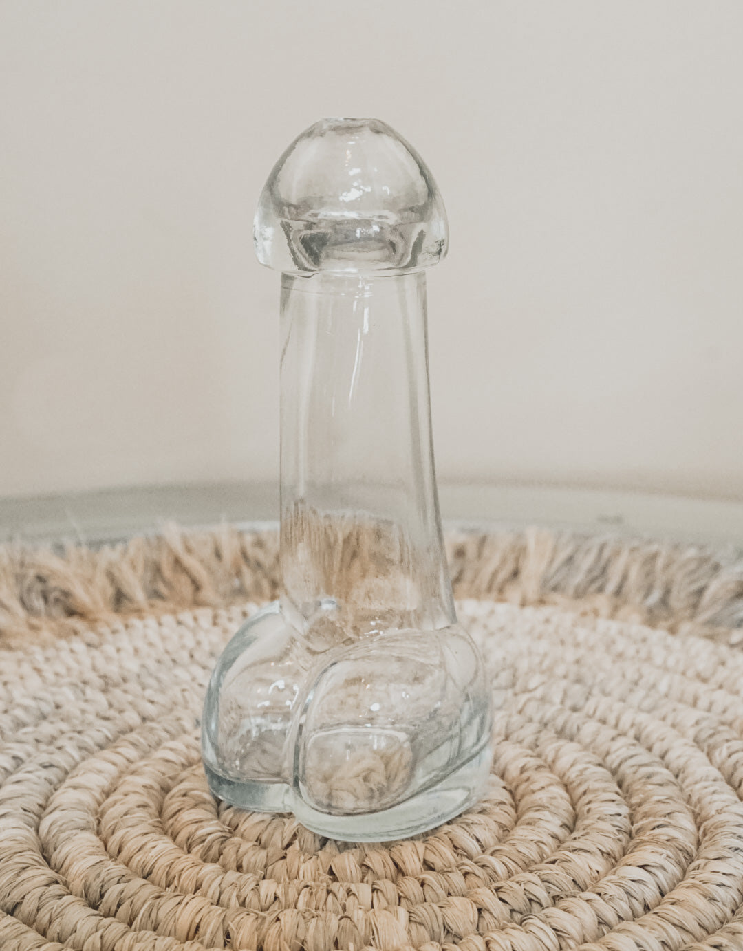 Glass Peen Bottle