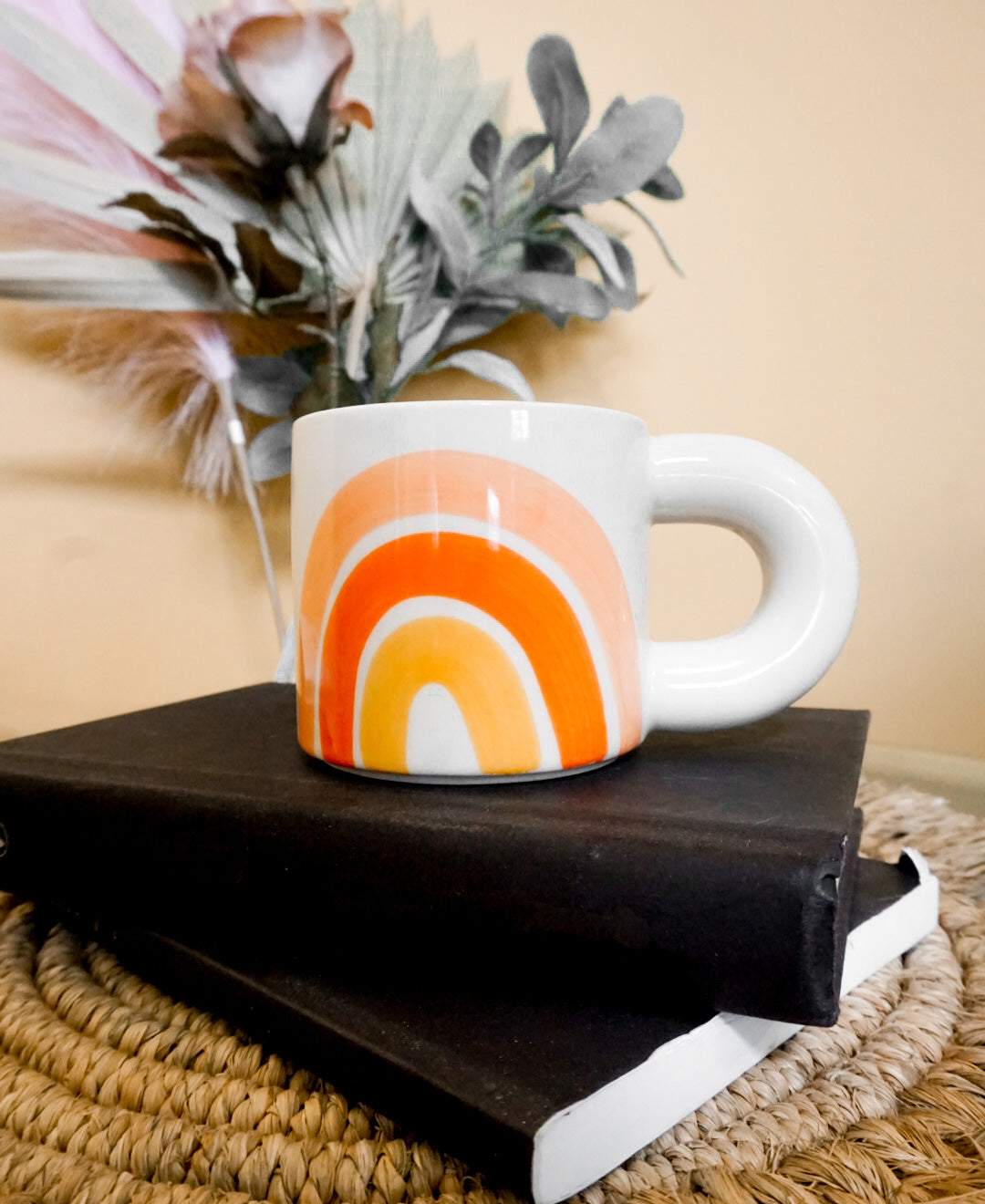Hand Painted Rainbow Mug