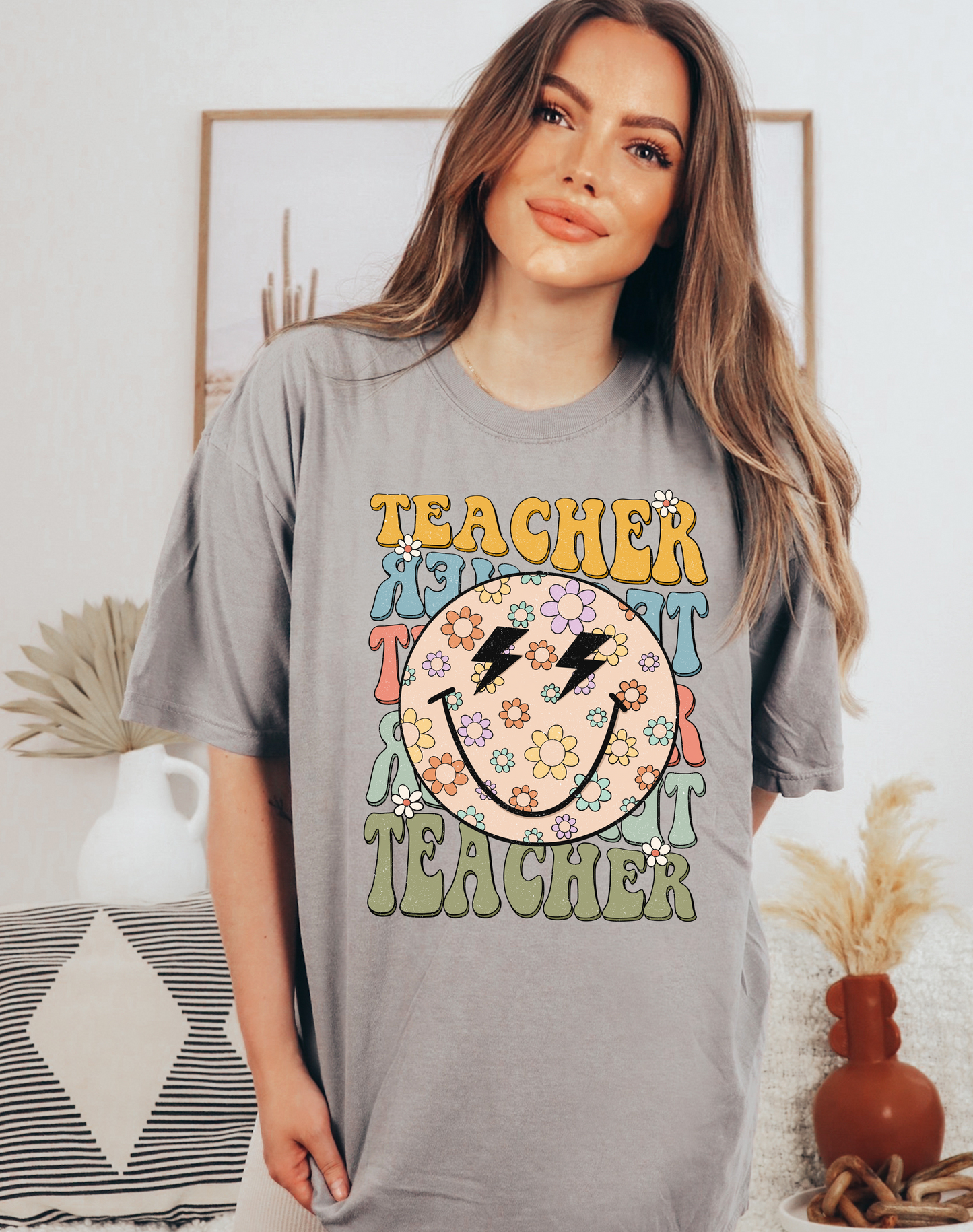 Teacher Smiley Tee