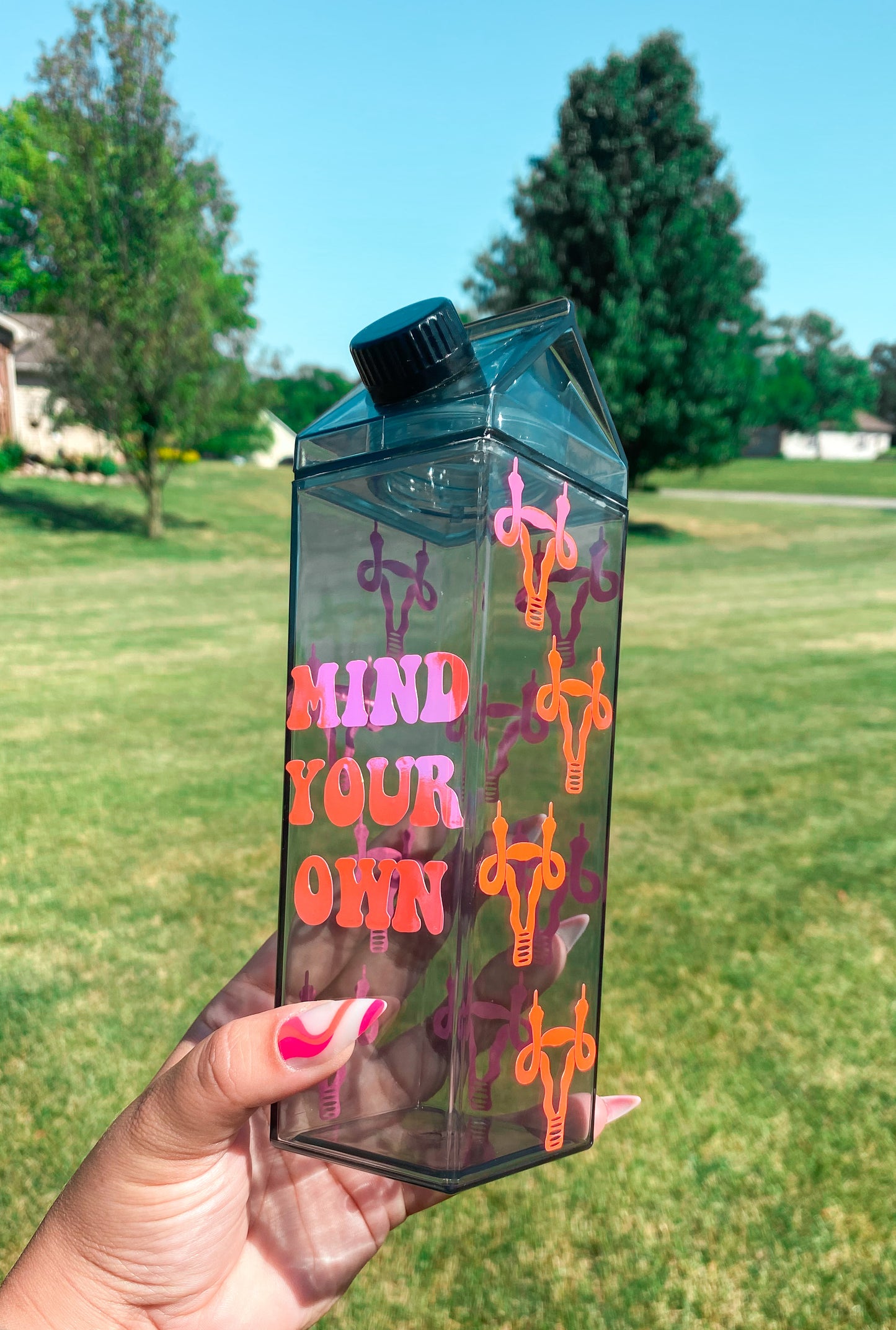 Mind Your Own Milk Carton Bottle Set