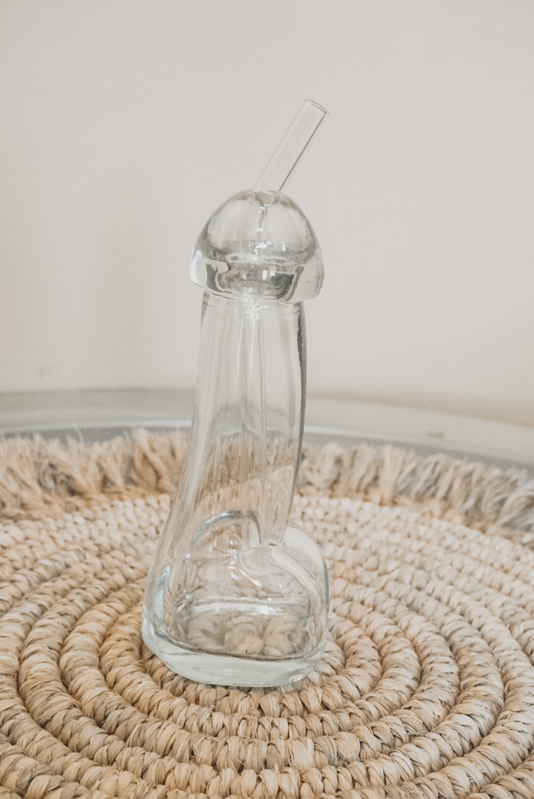 Glass Peen Bottle